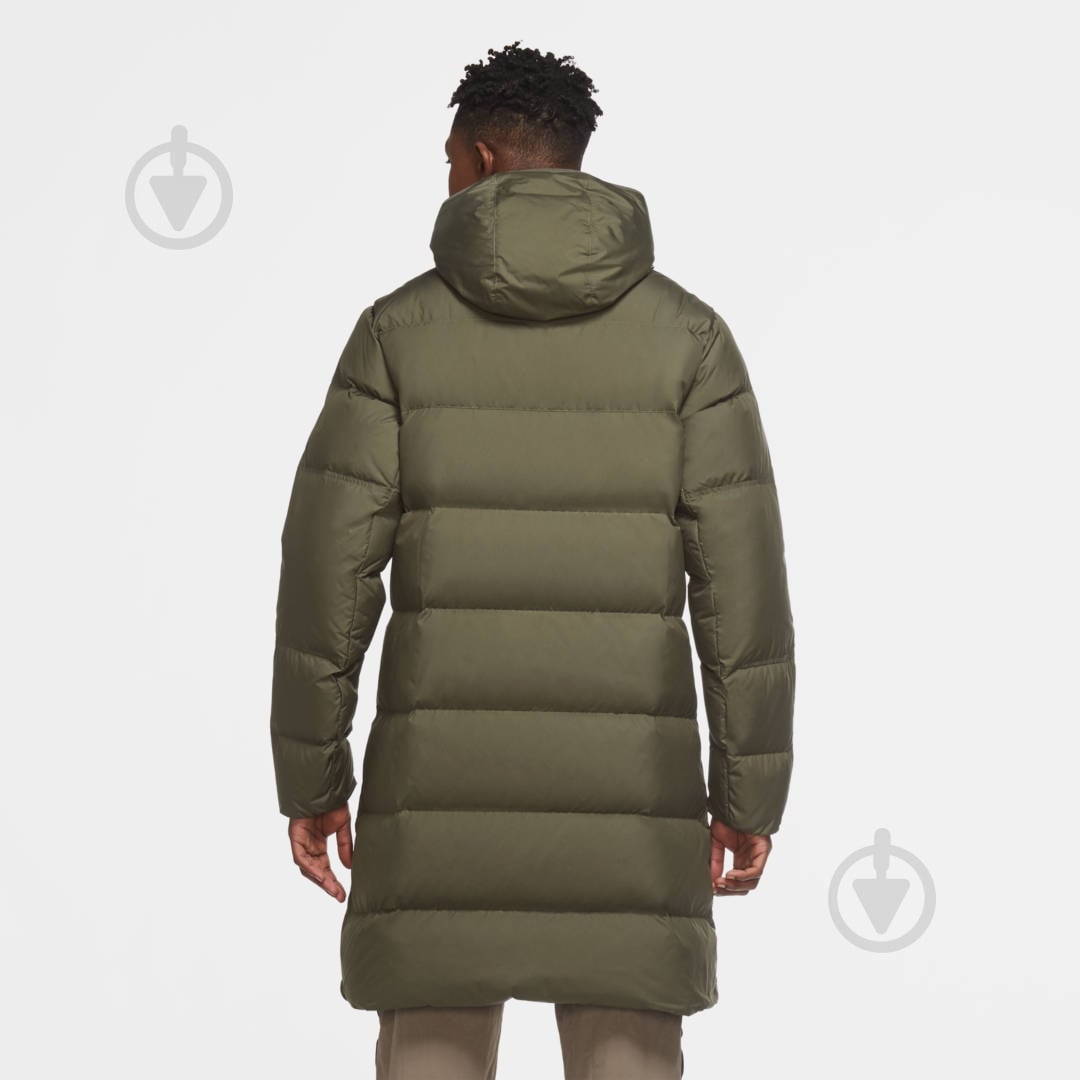 Куртка-парка мужская зимняя Nike M NSW DWN FIL WR PARKA SHLD CU4408-380 р.XL зеленая - фото 5