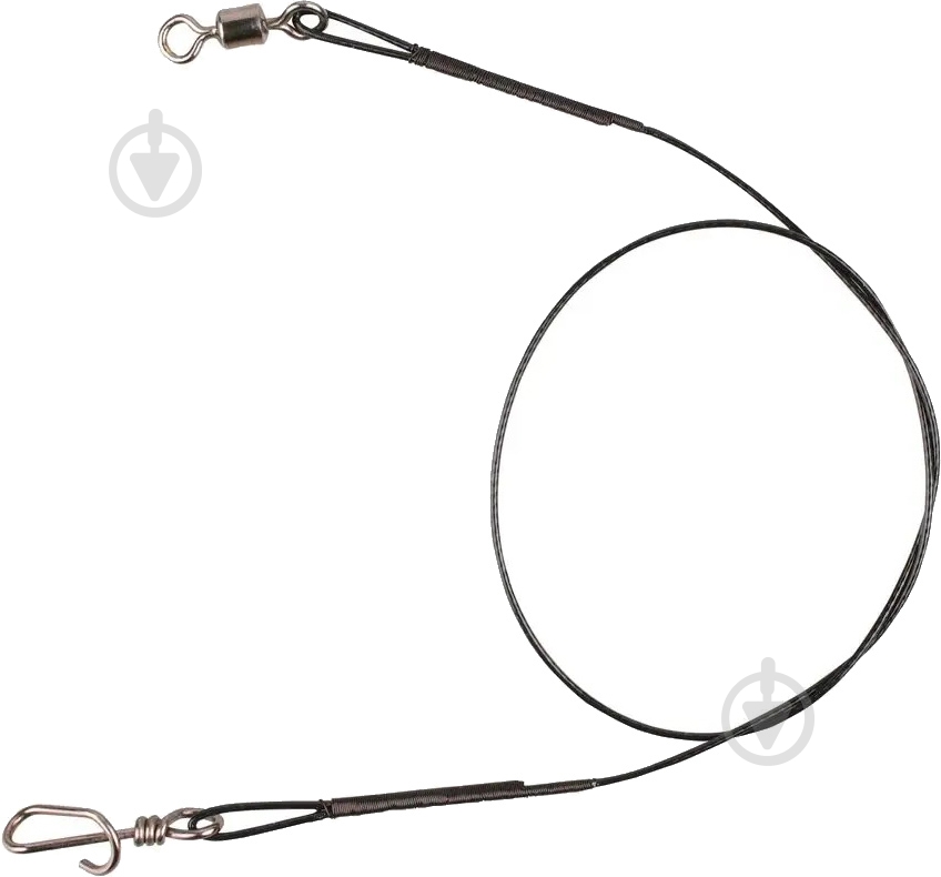 Повідець Mikado 23 кг 25 см 2 шт. з застібкою Jaws Strong - фото 1