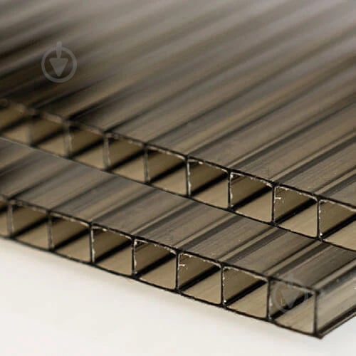 УЦІНКА! Полікарбонат стільниковий SOTOTHERM 1УФ 4 мм 2000x1050 мм бронза (УЦ №2868) - фото 2