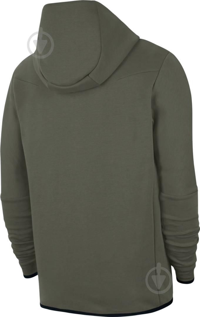 Джемпер Nike M NSW TCH FLC HOODIE FZ WR CU4489-380 р. S зеленый - фото 2