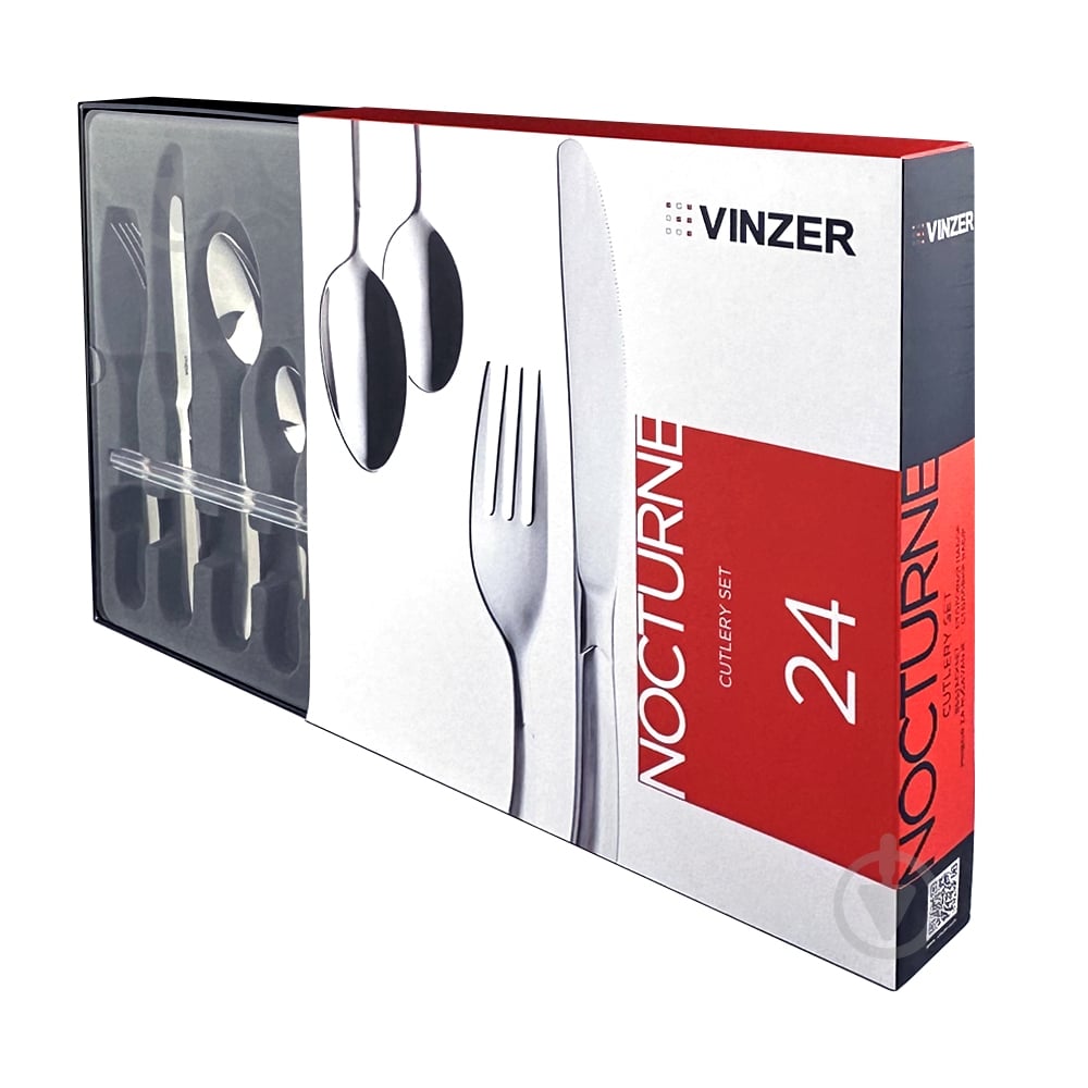 Набор столовых приборов Vinzer Nocturne 24 предмета 50101 - фото 6 Набор столовых приборов Vinzer Nocturne 24 предмета 50101 - фото 6