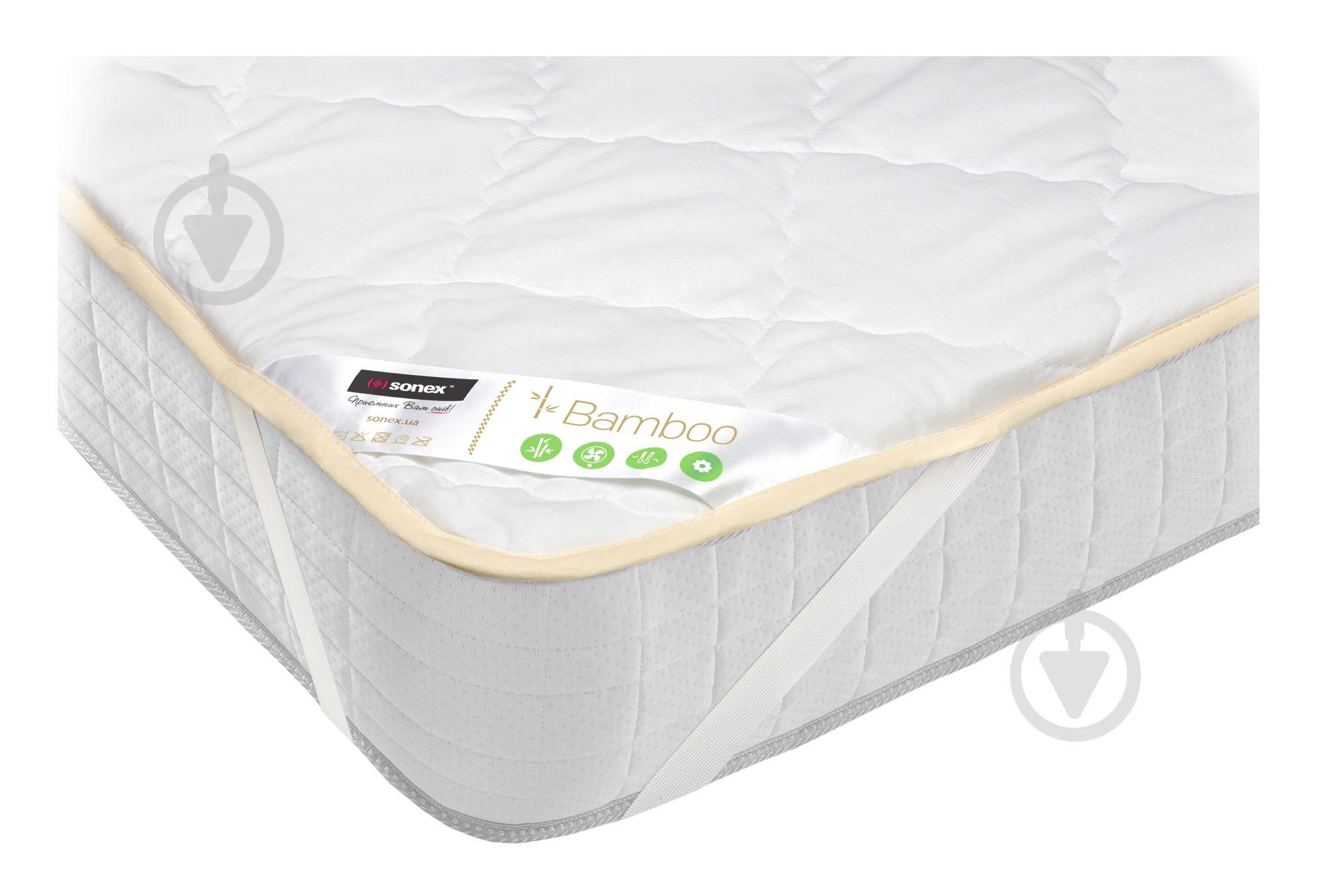 Наматрасник Sonex Bamboo 140x200 см - фото 1 Наматрасник Sonex Bamboo 140x200 см - фото 1