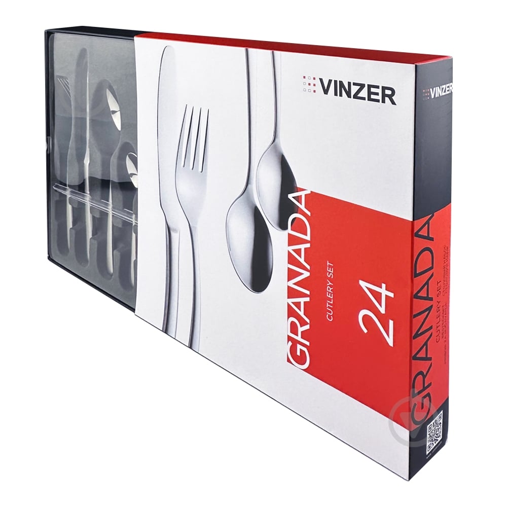 Набор столовых приборов Vinzer Granada 24 предмета 50102 - фото 9