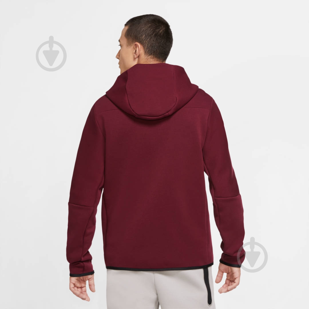 Джемпер Nike M NSW TCH FLC HOODIE FZ WR CU4489-638 р. L червоний - фото 5 Джемпер Nike M NSW TCH FLC HOODIE FZ WR CU4489-638 р. L червоний - фото 5
