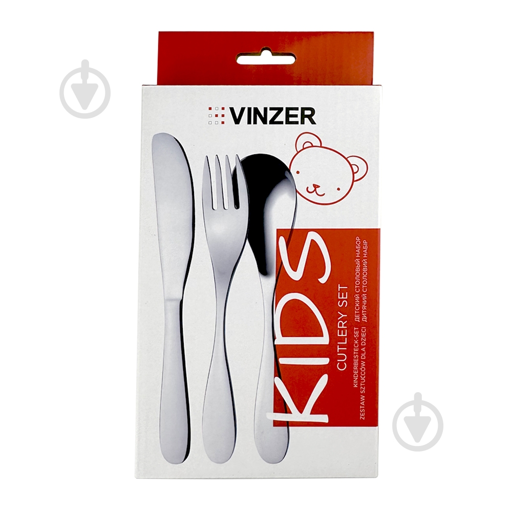Набор столовых приборов детский Vinzer 3 предмети 50334 - фото 5 Набор столовых приборов детский Vinzer 3 предмети 50334 - фото 5