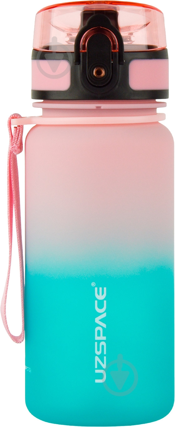 Бутылка Uzspace 3034 350 мл рожева - фото 1