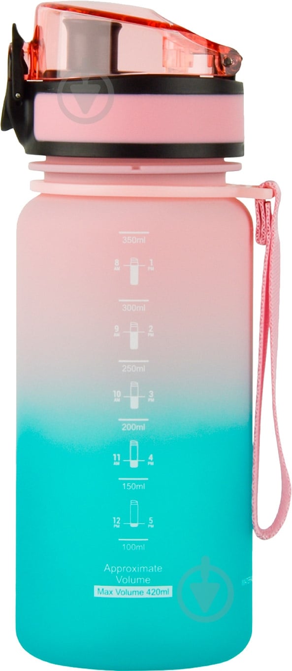 Бутылка Uzspace 3034 350 мл рожева - фото 2