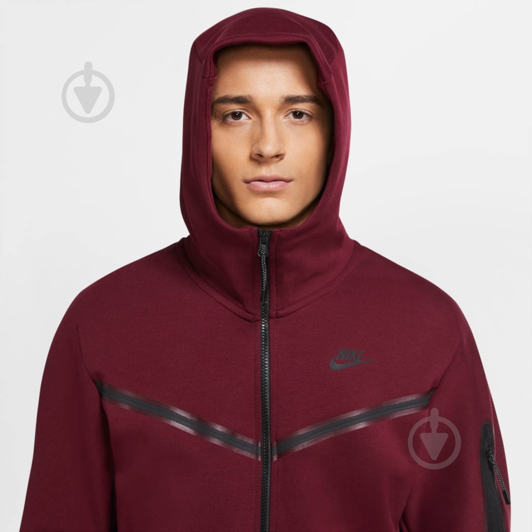 Джемпер Nike M NSW TCH FLC HOODIE FZ WR CU4489-638 р. M красный - фото 6