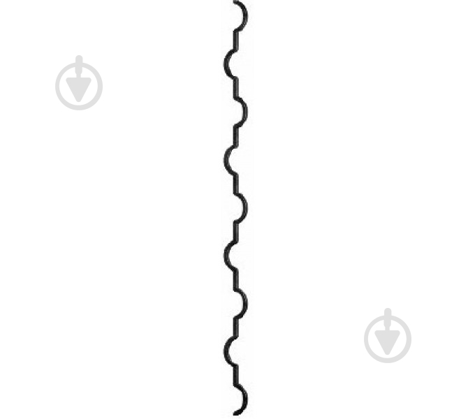 Стойка кованная Радуга-N 2000х65 мм 498/12х6K - фото 1