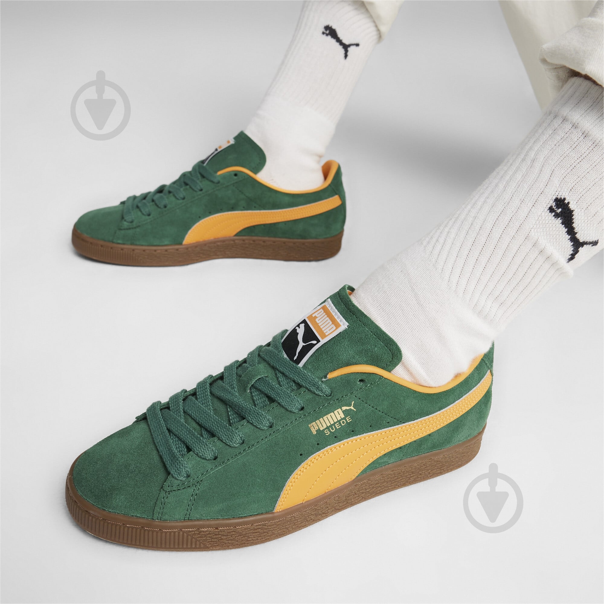 Кроссовки мужские Puma SUEDE TERRACE 39645104 р.45 зеленые - фото 3 Кроссовки мужские Puma SUEDE TERRACE 39645104 р.45 зеленые - фото 3