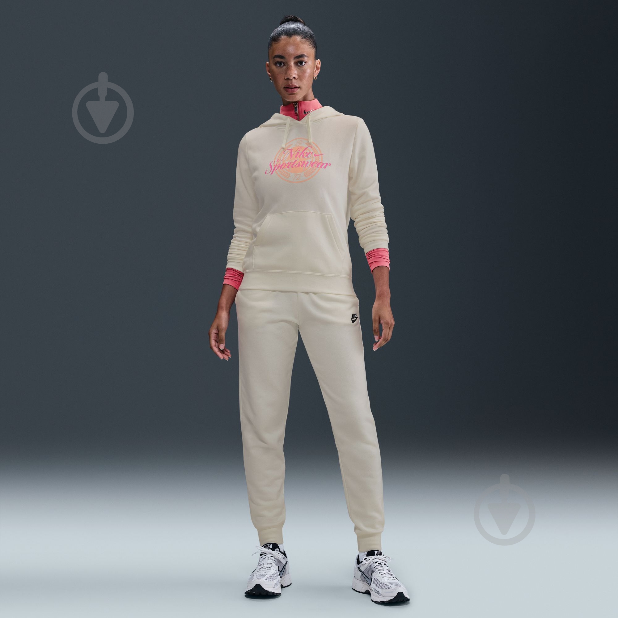 Джемпер Nike W NSW CLUB FLC GX STD PO HDY IH8496-133 р.L бежевий - фото 8