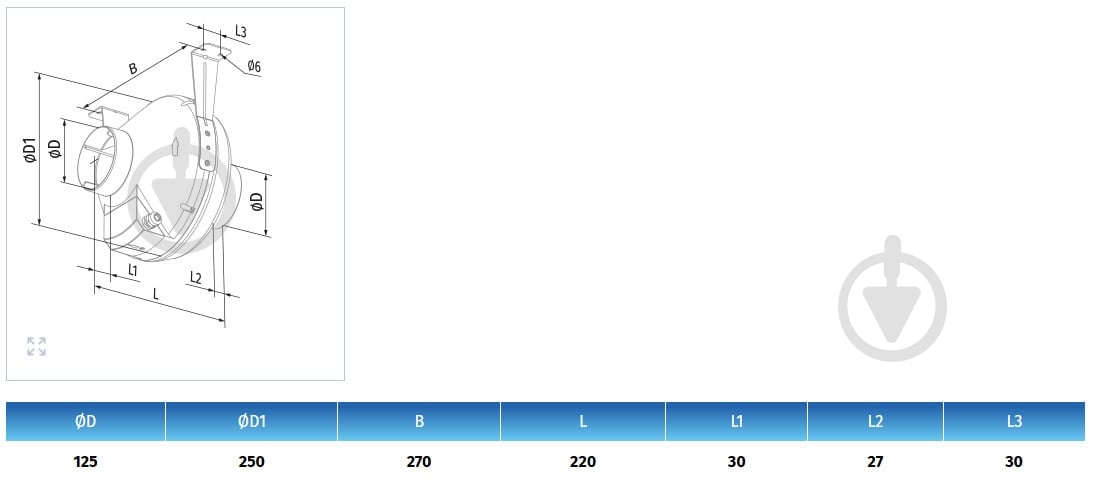 Вентилятор канальный Blauberg Centro 125 - фото 2 Вентилятор канальный Blauberg Centro 125 - фото 2