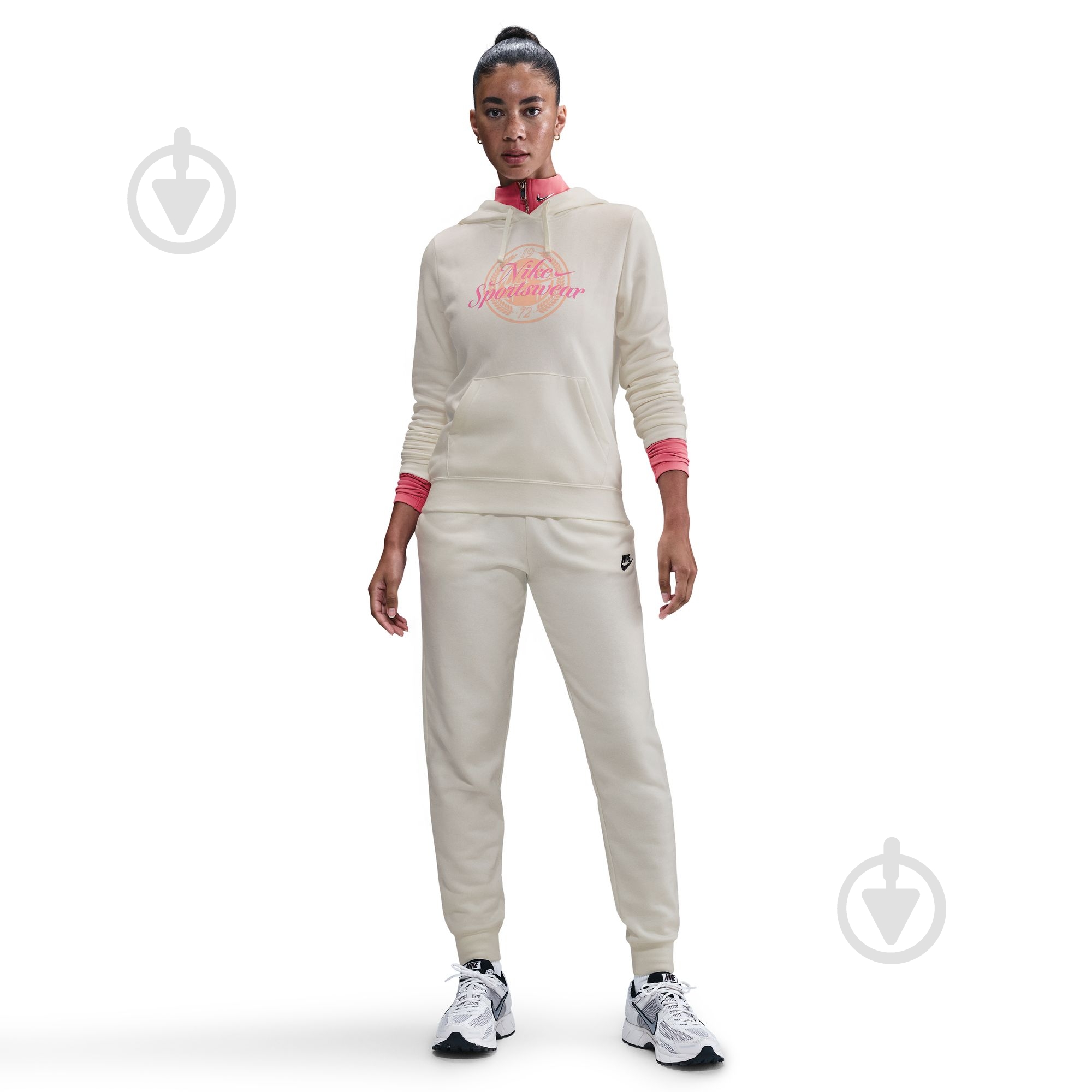 Джемпер Nike W NSW CLUB FLC GX STD PO HDY IH8496-133 р.M бежевий - фото 2