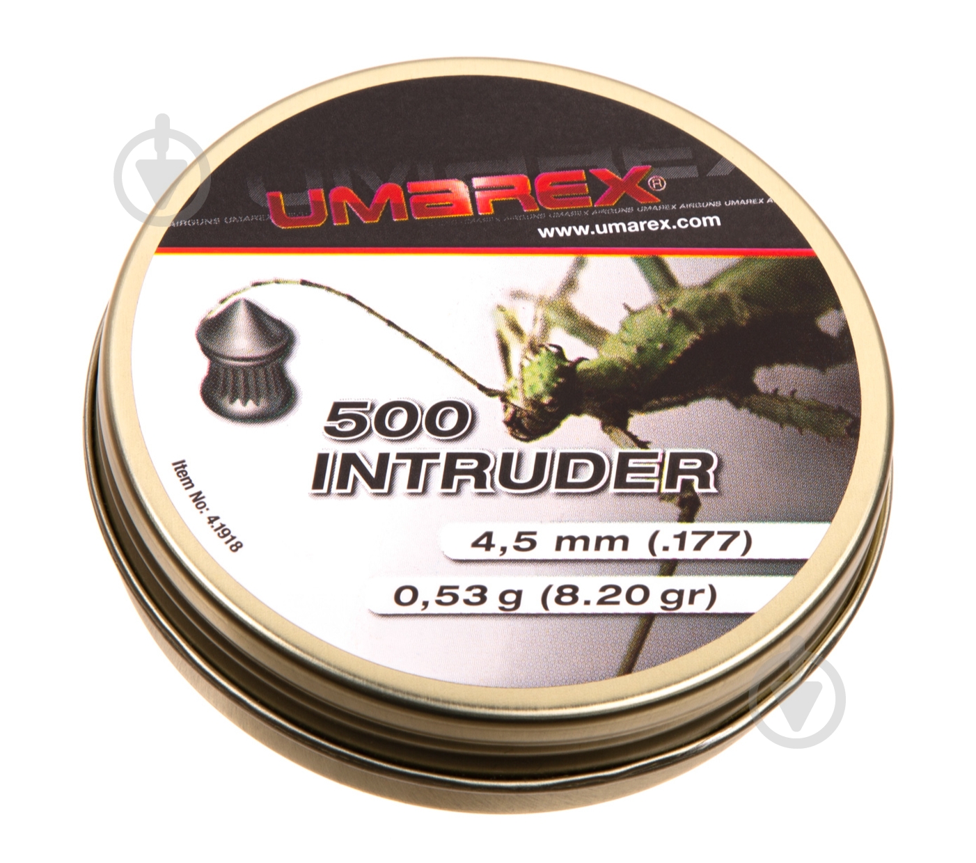 Кульки пневматичні Umarex Intruder Pellets кал.4,5 мм 500 шт. 4.1918 - фото 1