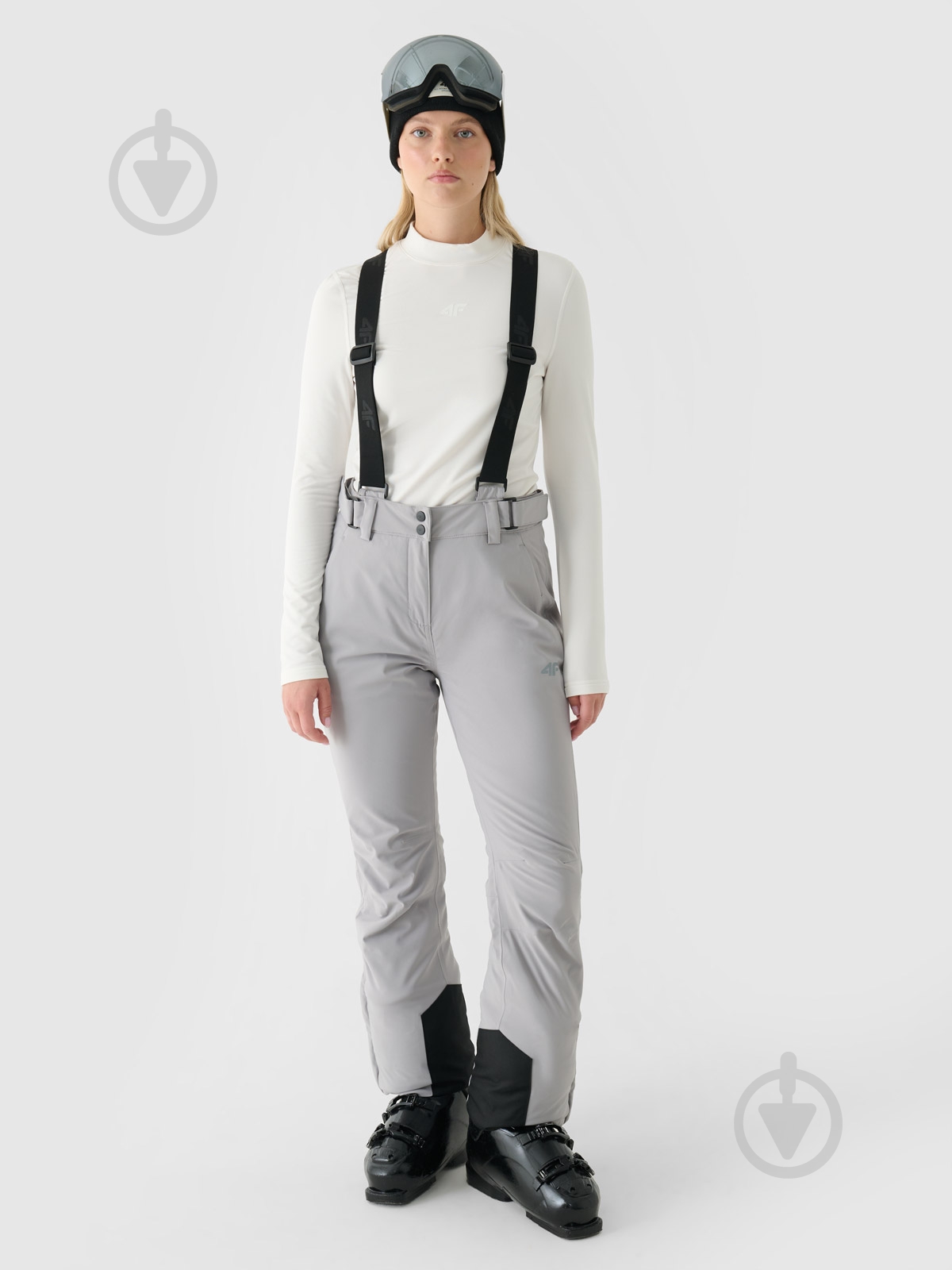 Штани 4F TROUSERS FNK F0754 4FWAW24TFTRF0754-27S р. S сірий - фото 1