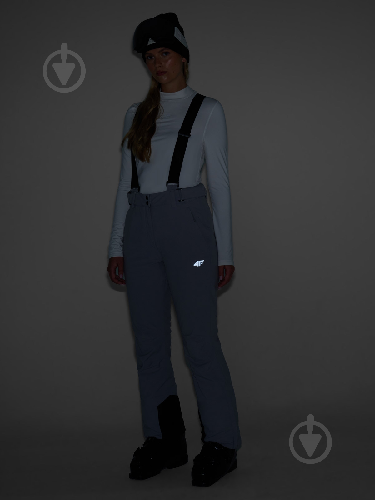 Штани 4F TROUSERS FNK F0754 4FWAW24TFTRF0754-27S р. S сірий - фото 10