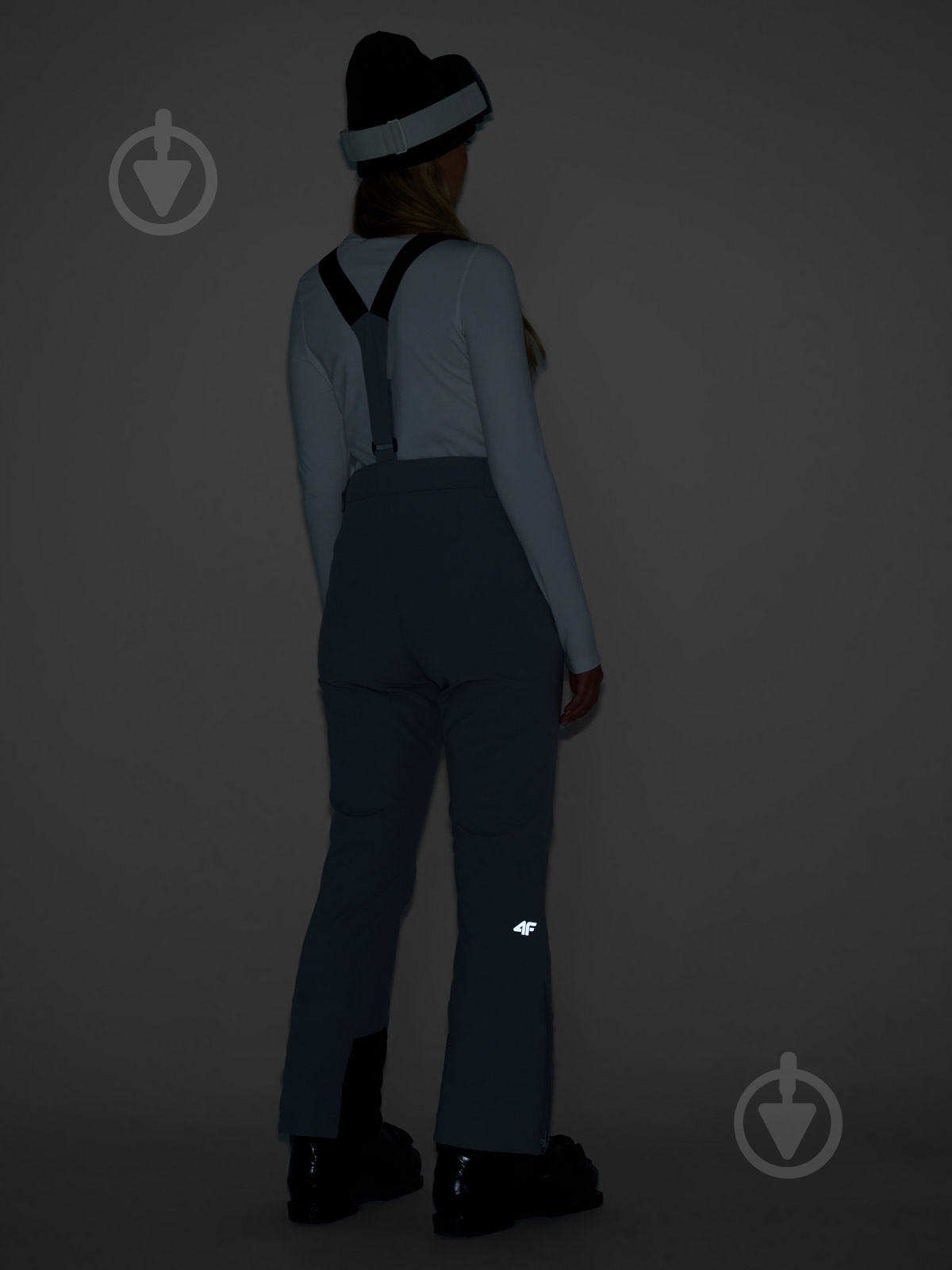 Штани 4F TROUSERS FNK F0754 4FWAW24TFTRF0754-27S р. S сірий - фото 11