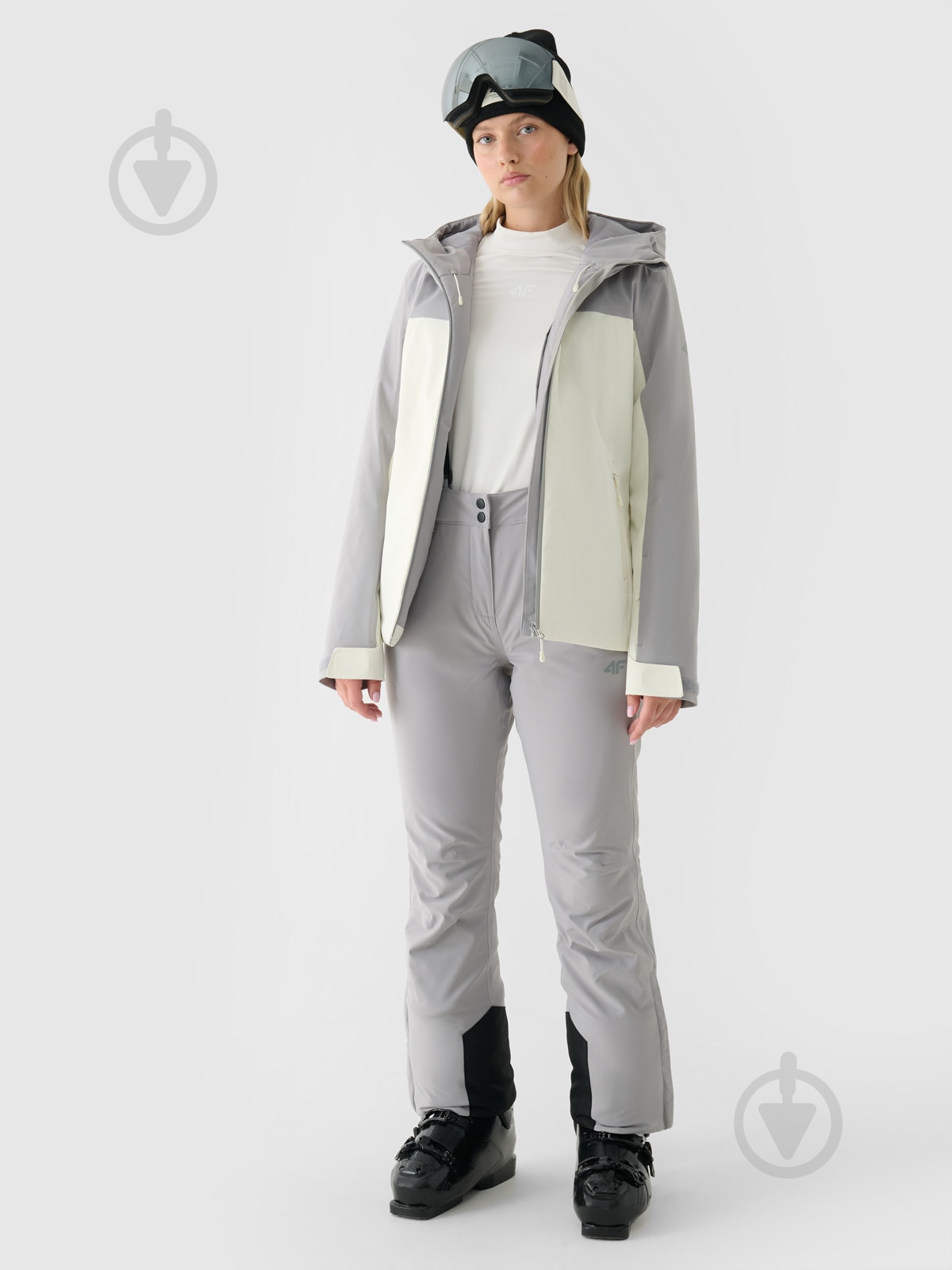 Штани 4F TROUSERS FNK F0754 4FWAW24TFTRF0754-27S р. S сірий - фото 3
