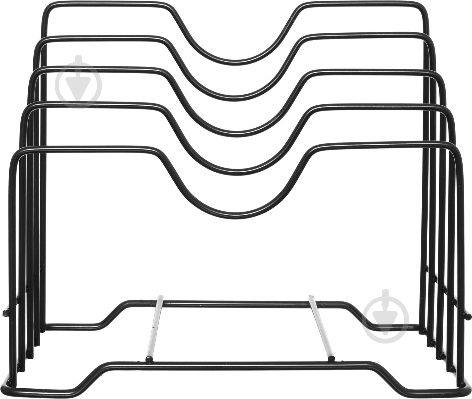 Полка для крышек DC настольная 255x170x215 мм черная термопластичная - фото 5