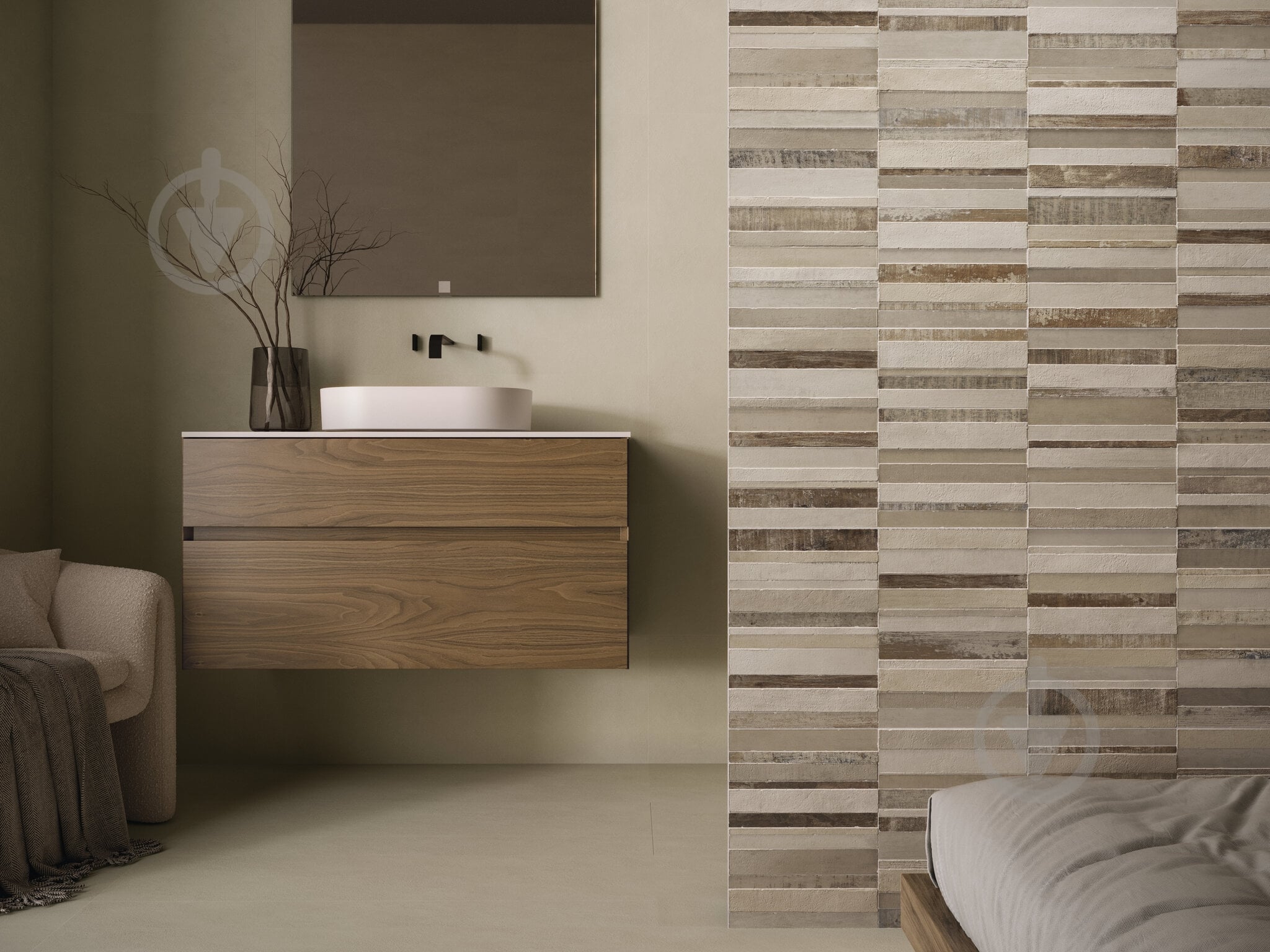 Плитка Cifre Origin cream mt 40x120 см - фото 3