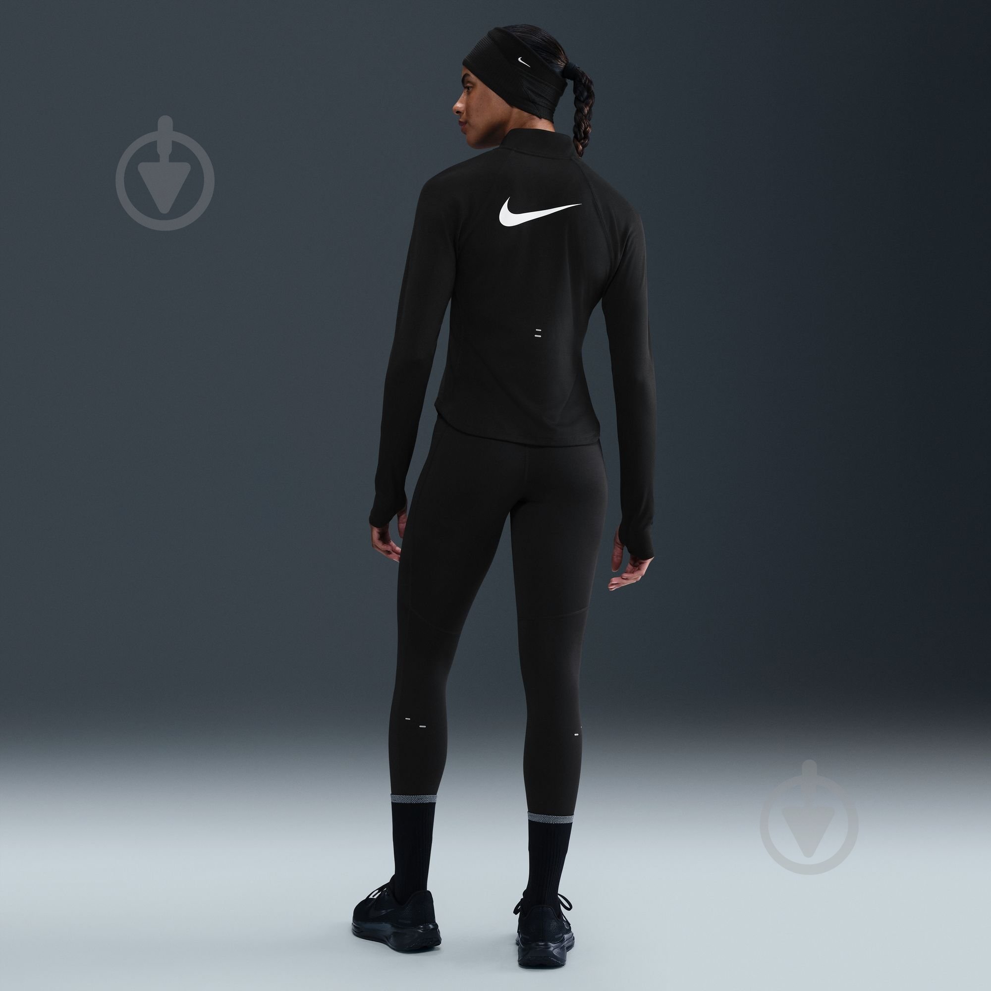 Джемпер Nike W NK TEMPO SWSH HBR DF HZ TOP HV2842-010 р.M черный - фото 7 Джемпер Nike W NK TEMPO SWSH HBR DF HZ TOP HV2842-010 р.M черный - фото 7