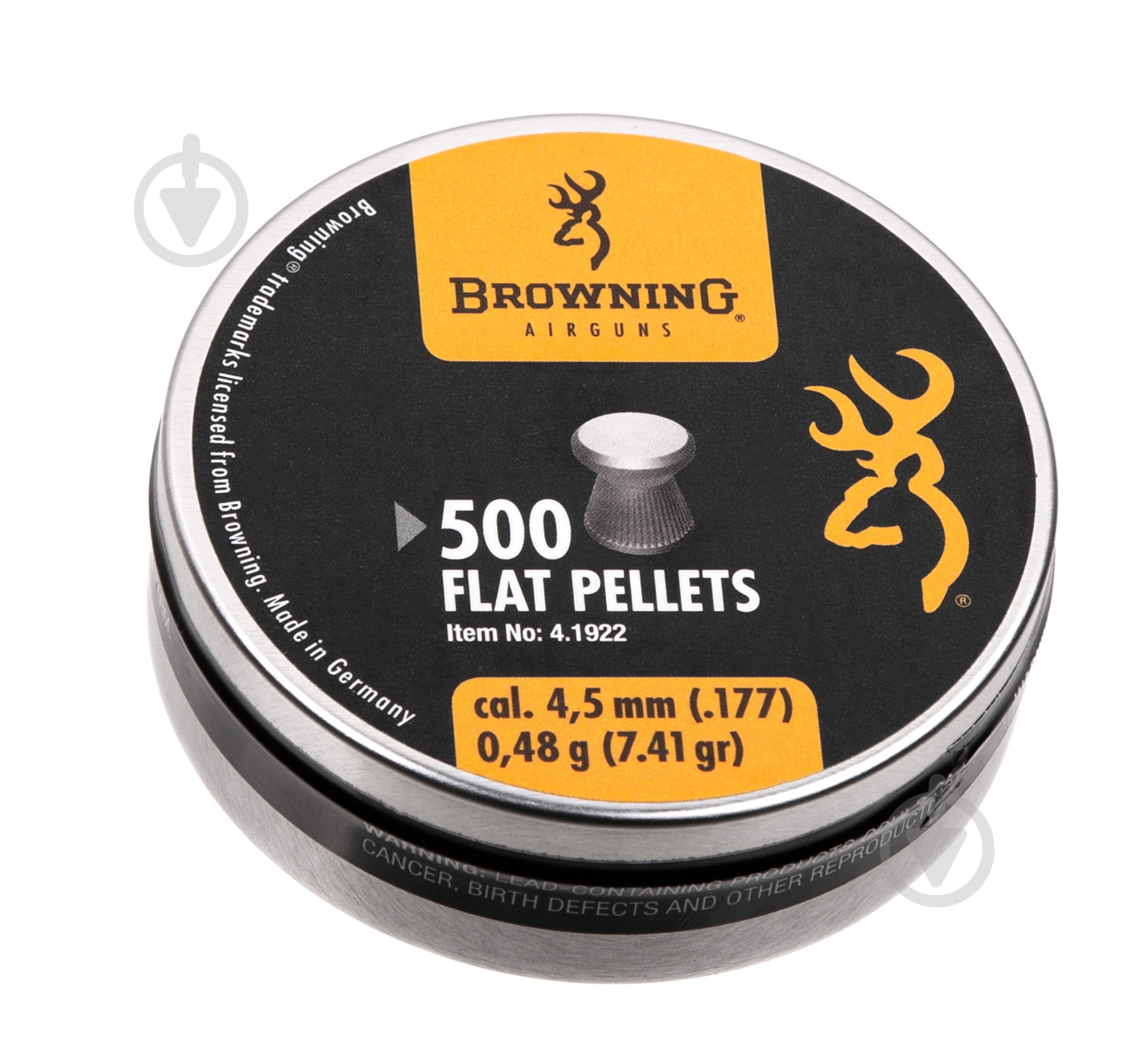 Кульки пневматичні Umarex Browning Flat Pellets кал.177 500 шт. 4.1922 - фото 1 Кульки пневматичні Umarex Browning Flat Pellets кал.177 500 шт. 4.1922 - фото 1
