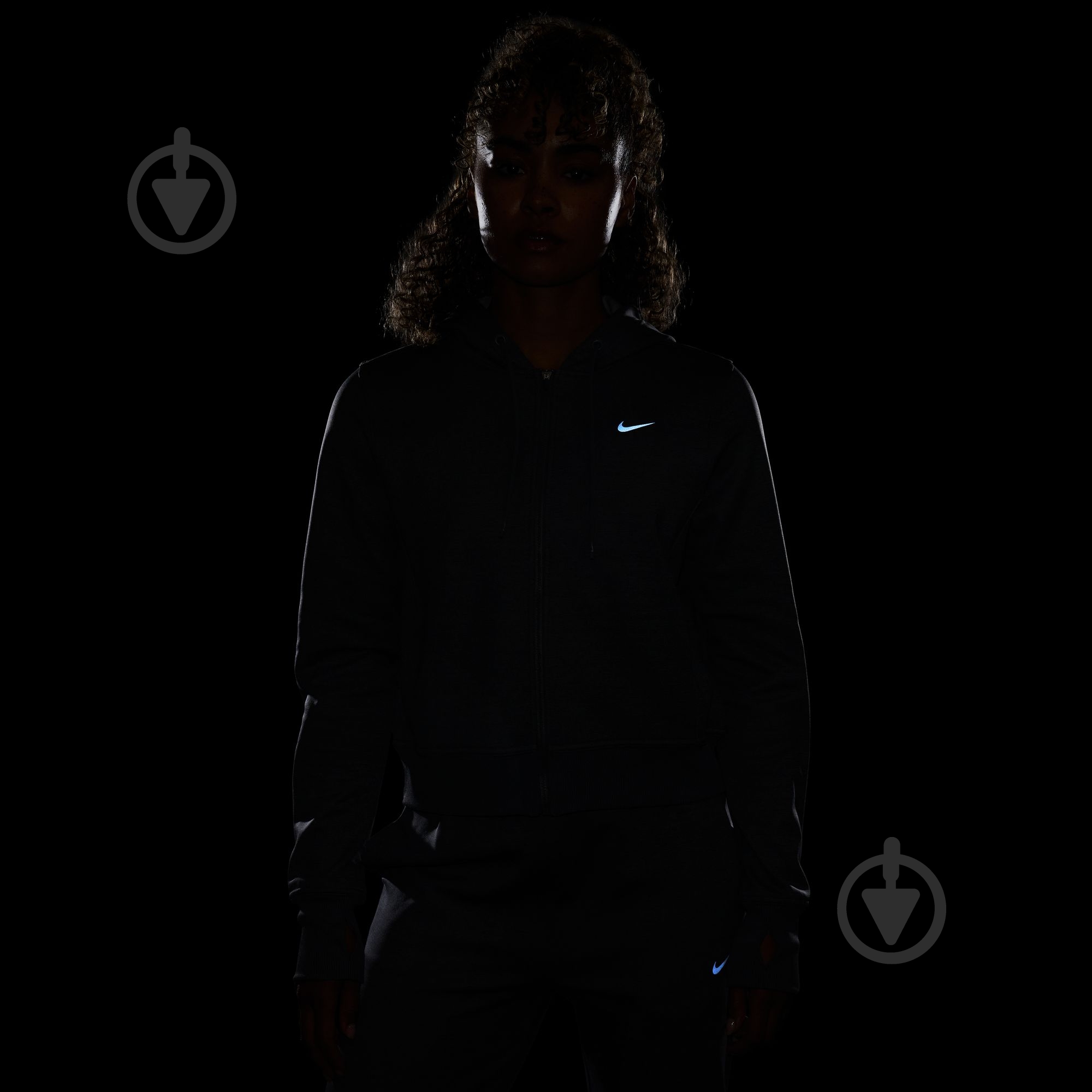 Джемпер Nike W NK ONE TF FZ HOODIE LBR FB5216-091 р.S серый - фото 8