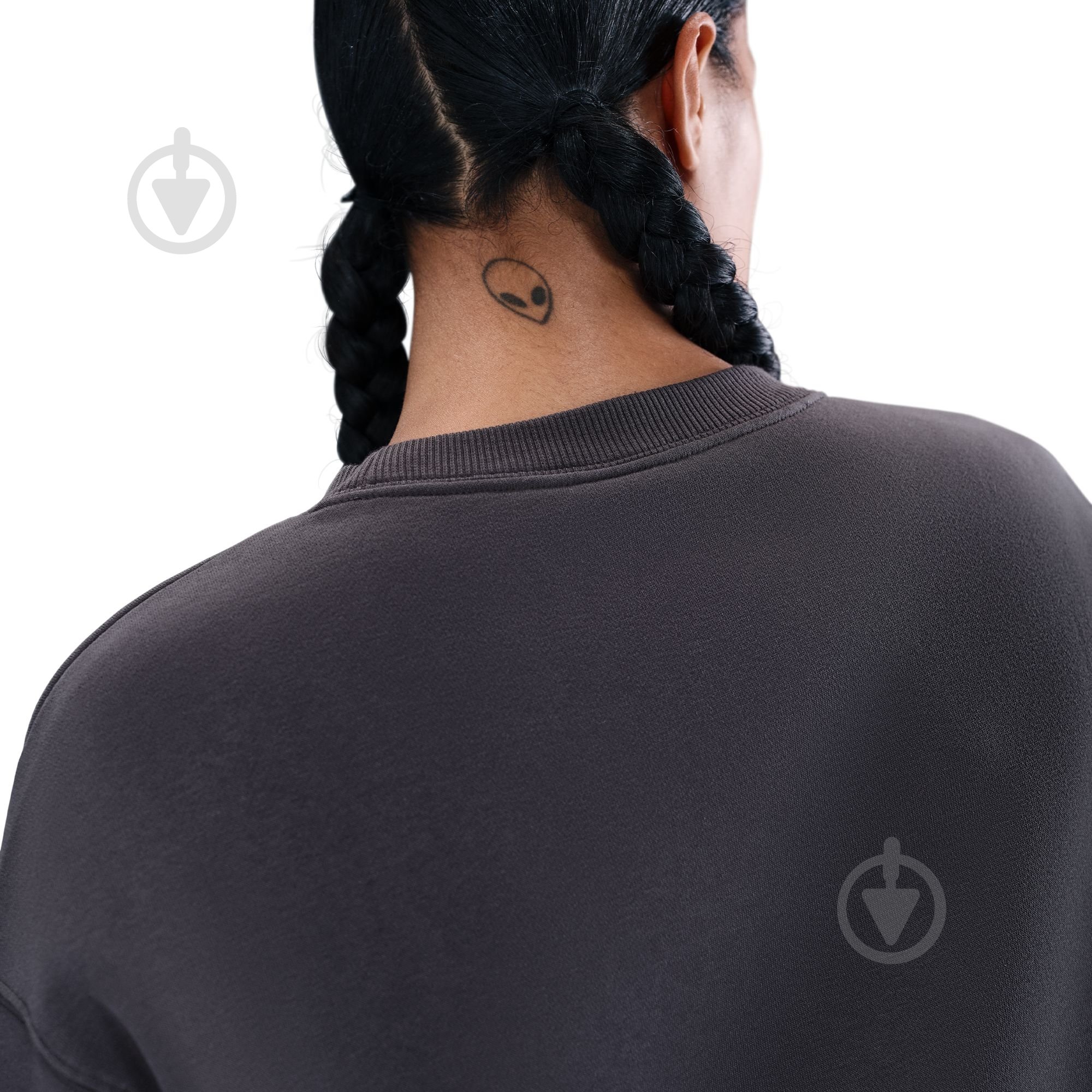 Джемпер Nike W NSW PHNX FLC OS LONG CREW FZ4270-036 р.S сірий - фото 5