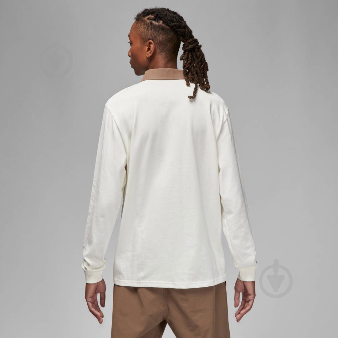 Футболка Nike M J ESS RUGBY TOP DV7654-133 р.L белый - фото 2