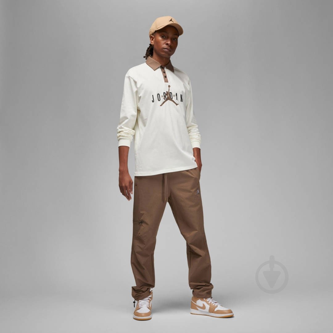 Футболка Nike M J ESS RUGBY TOP DV7654-133 р.L белый - фото 4