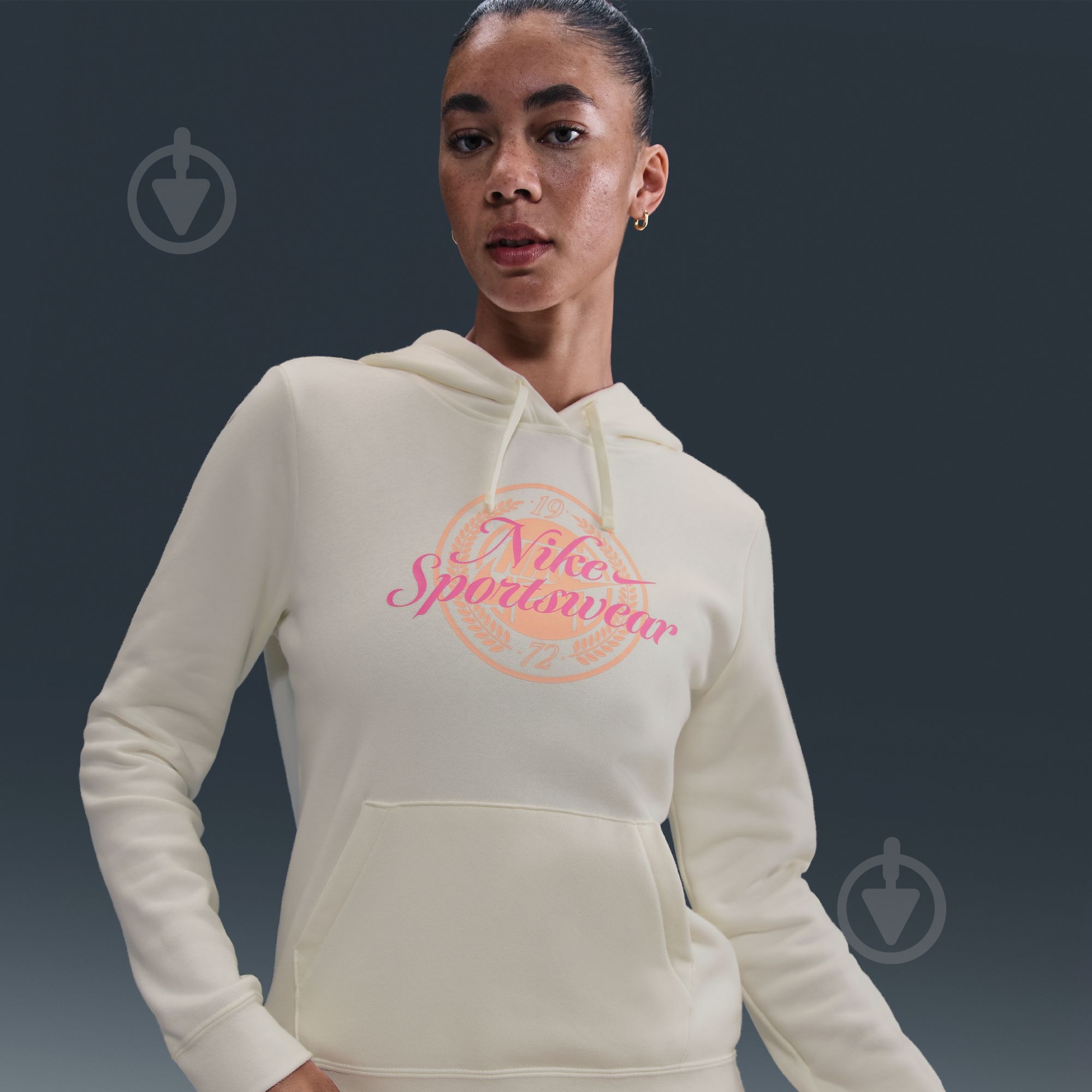 Джемпер Nike W NSW CLUB FLC GX STD PO HDY IH8496-133 р.XS бежевий - фото 9