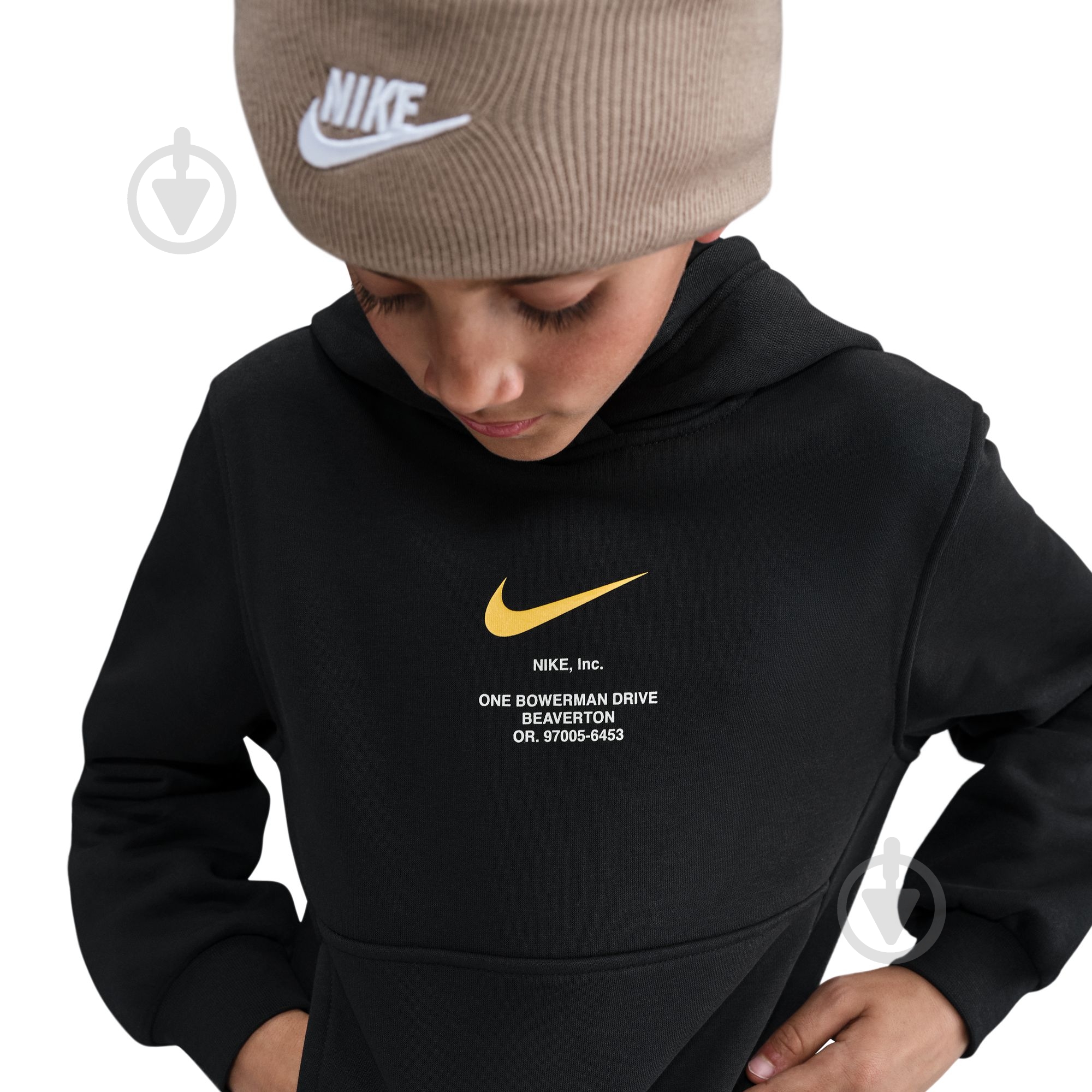 Джемпер Nike р.146 чорний IH4313-010 - фото 4