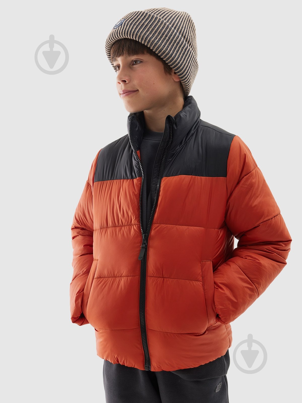 Пуховик 4F DOWN JACKET M461 4FJWAW24TDJAM461-61S р.140 красный - фото 1