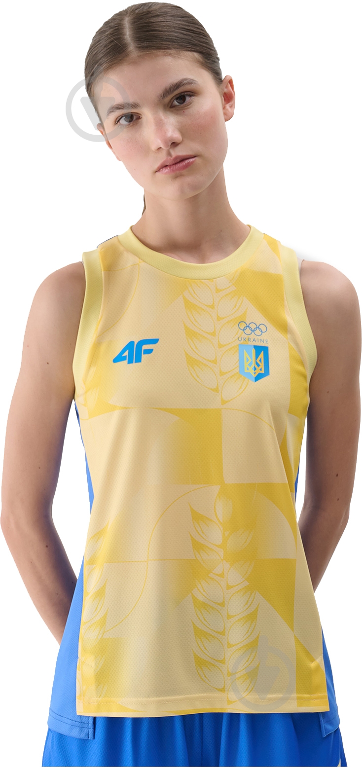 Майка 4F 4FOSS24TFSLF558-71S р.XS желтый - фото 1