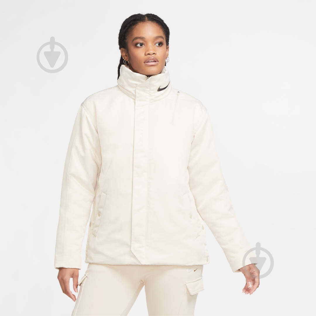 Куртка женская демисезонная Nike W NSW SYN JKT TREND CU5831-140 р.XS белая - фото 4 Куртка женская демисезонная Nike W NSW SYN JKT TREND CU5831-140 р.XS белая - фото 4