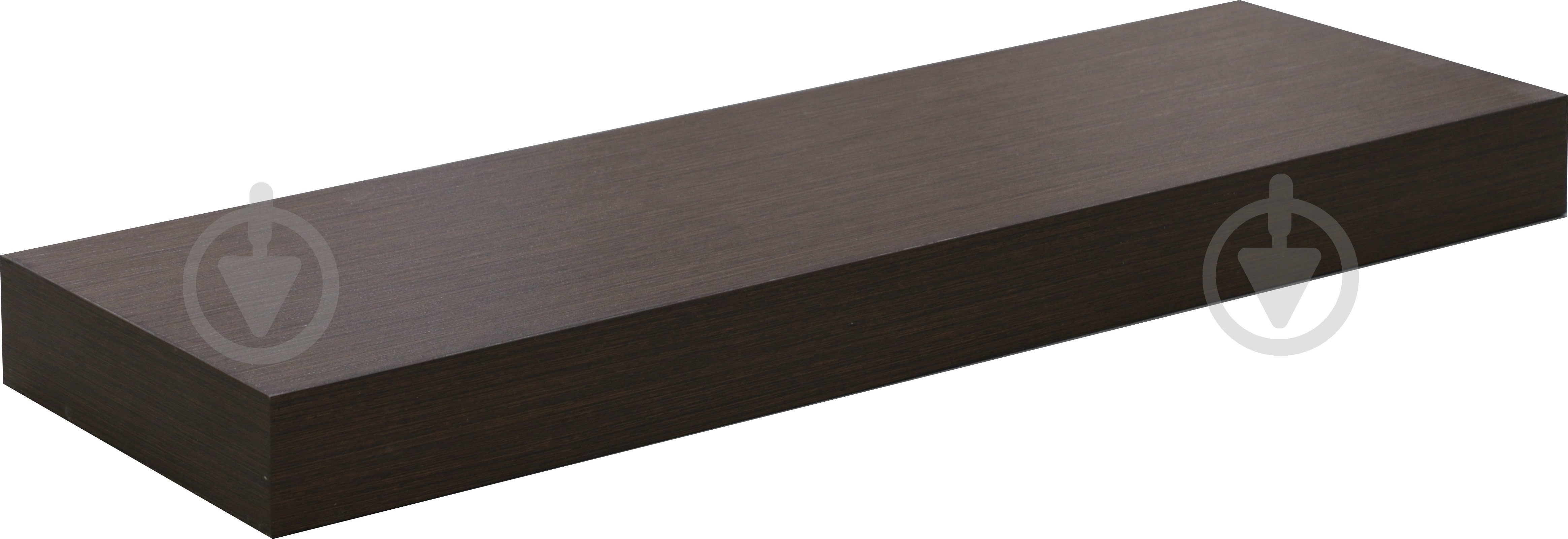 Полка Inteo для дома (3D HDF) 600x600x50 мм венге - фото 1