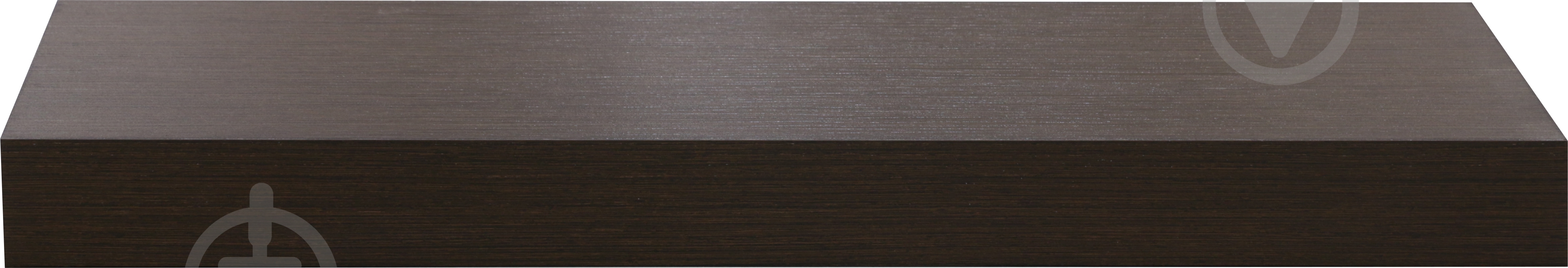 Полка Inteo для дома (3D HDF) 600x600x50 мм венге - фото 2