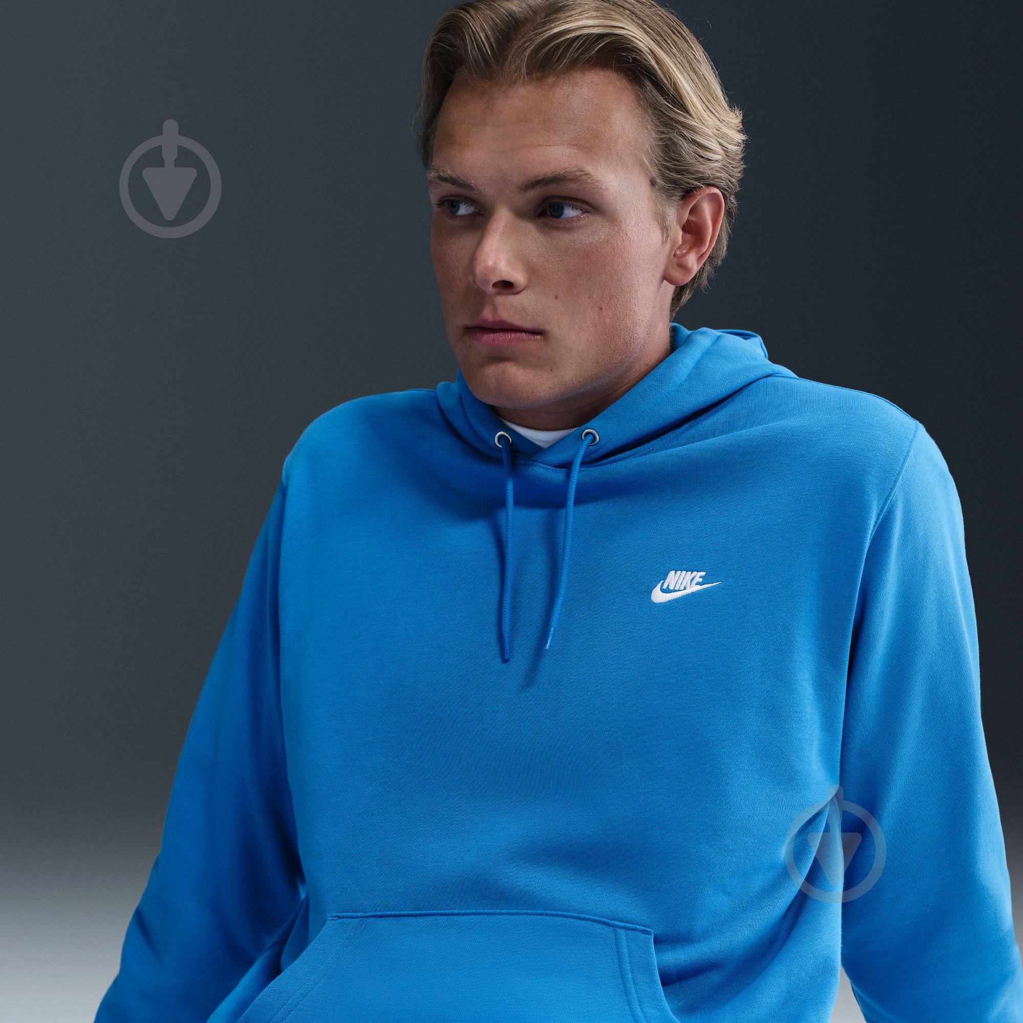 ᐉ Джемпер Nike M NK CLUB FT PO HOODIE FN3866-435 р.2XL синий