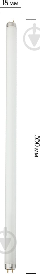 Лампа люмінесцентна Osram Lumilux 14 Вт G5 4000 К 220 В T5 (4050300464688) - фото 2