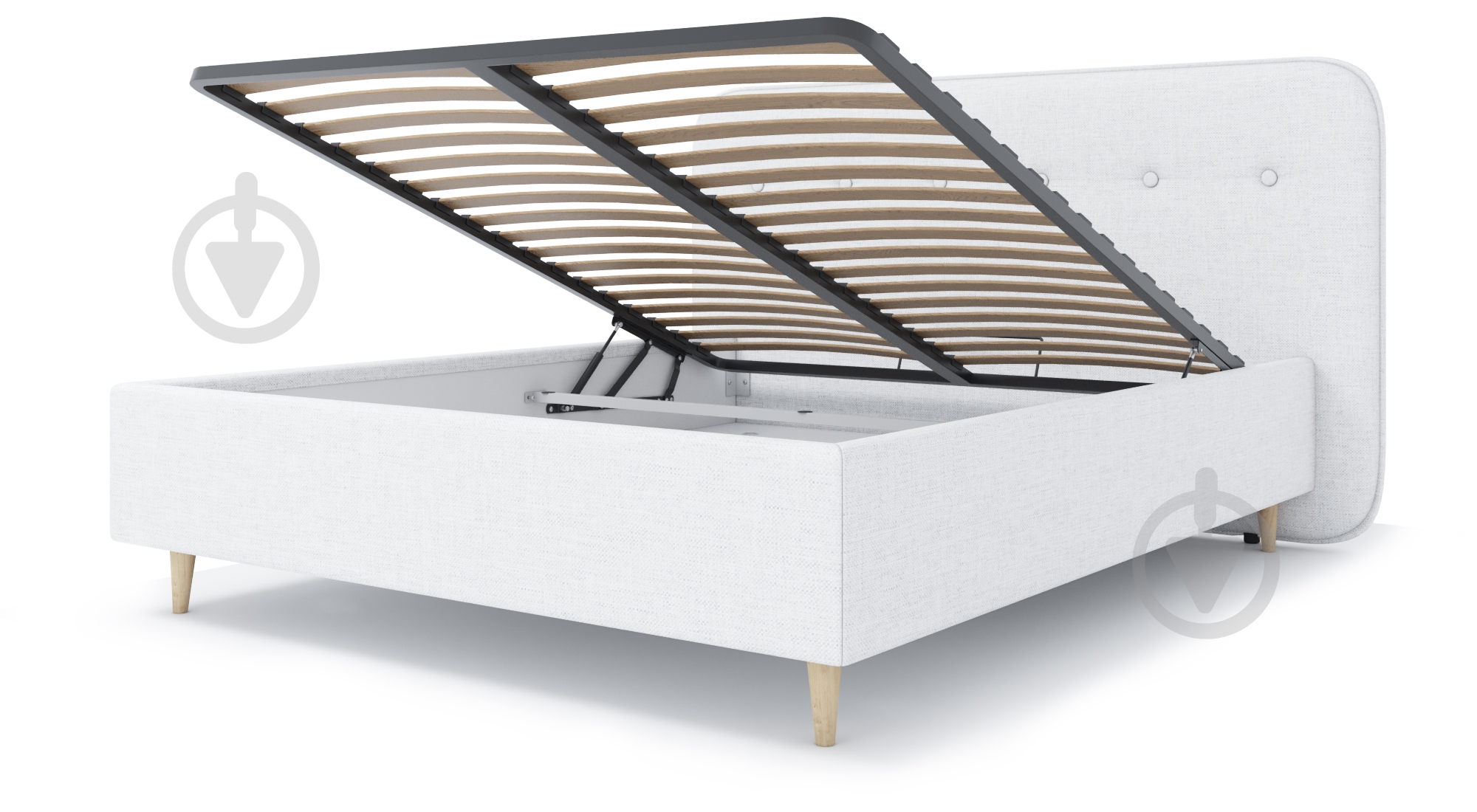 Кровать SOFYNO Белла лаки 01 140x200 см белый - фото 2 Кровать SOFYNO Белла лаки 01 140x200 см белый - фото 2