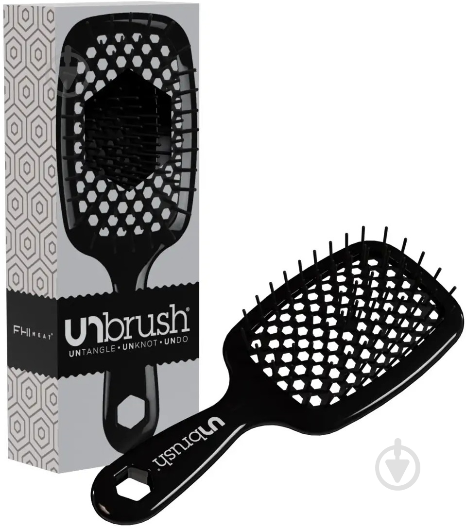 Щетка для волос UNbrush Midnight AC0019 черный - фото 3 Щетка для волос UNbrush Midnight AC0019 черный - фото 3
