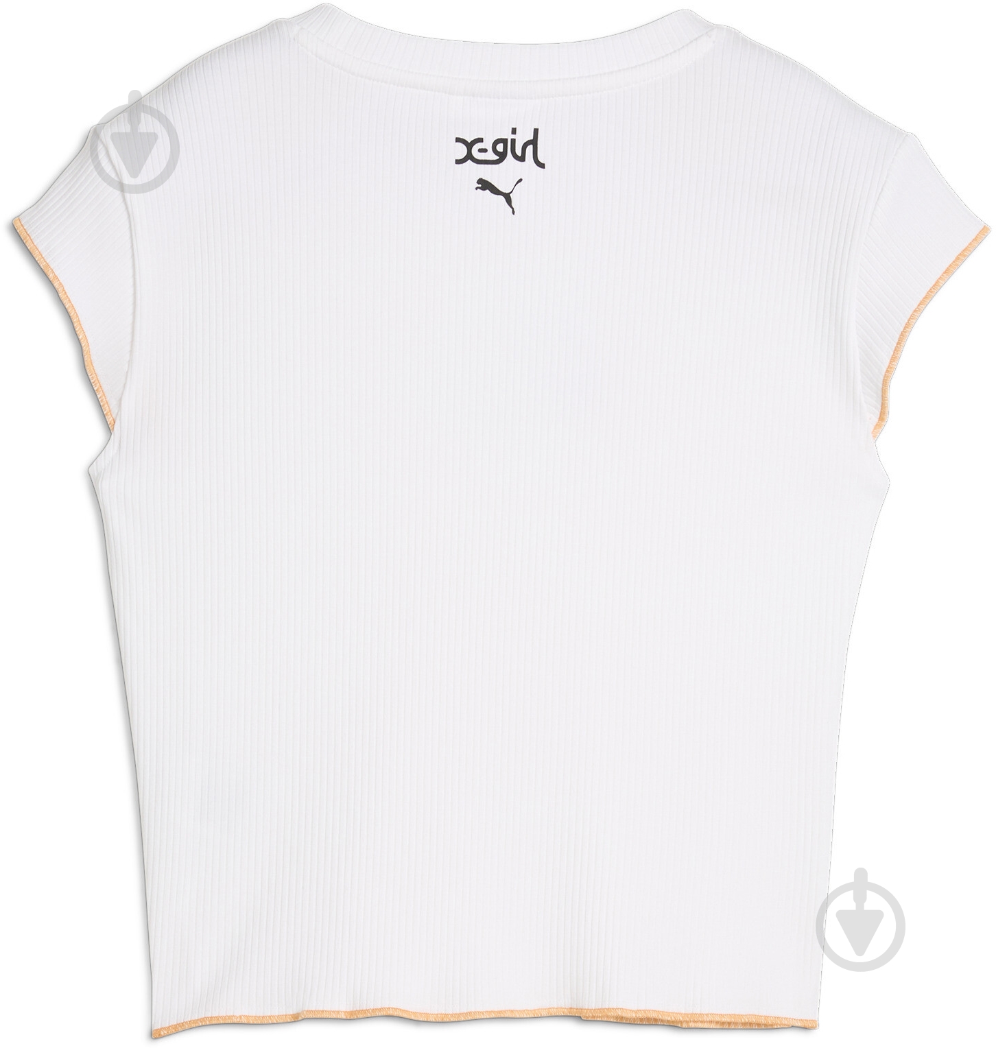 Футболка Puma X X-GIRL RIBBED SLIM TEE 62470502 р.XS белый - фото 2