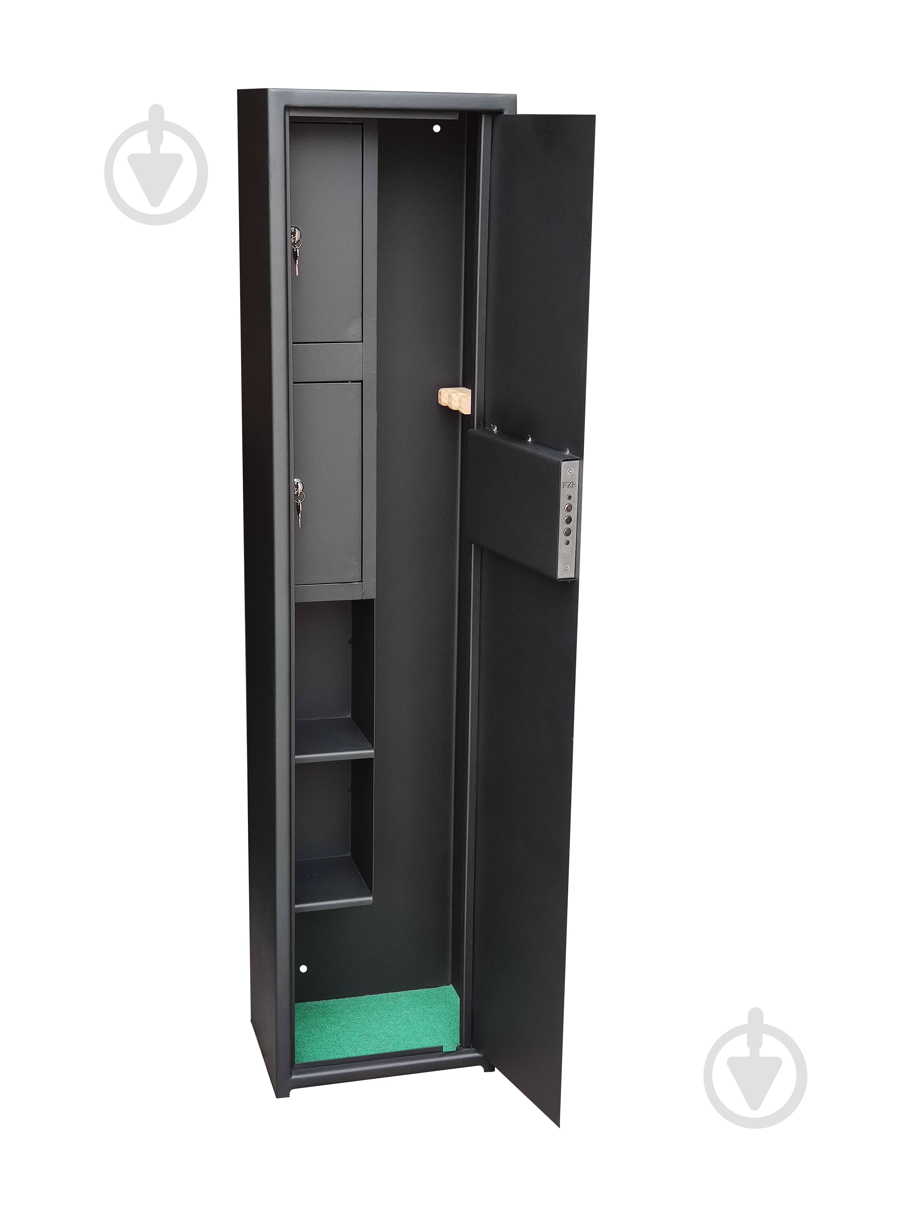 Сейф для зброї B.A.K.S. С-244 1400х330х250 мм 33 кг на 2 рушниці - фото 1 Сейф для зброї B.A.K.S. С-244 1400х330х250 мм 33 кг на 2 рушниці - фото 1