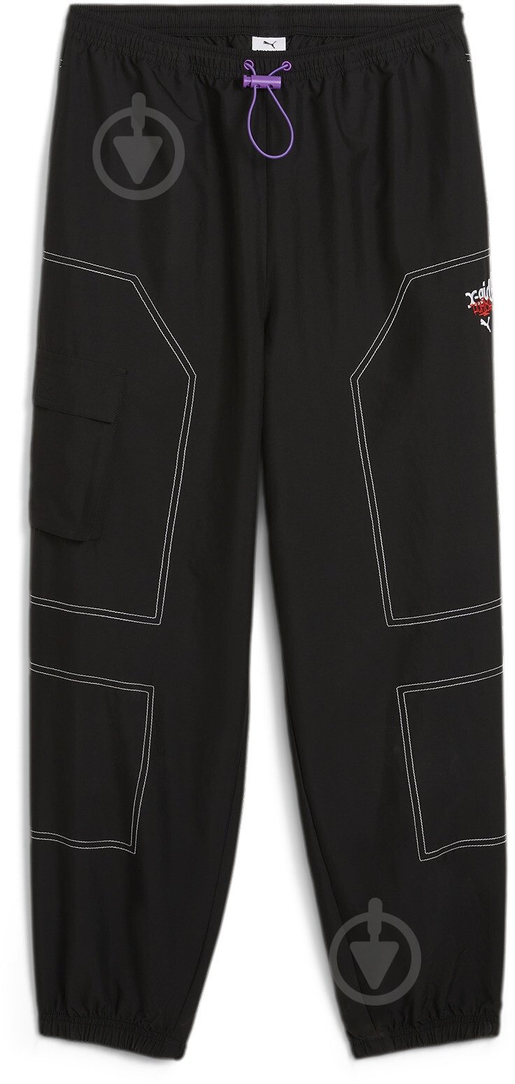 Брюки Puma X X-GIRL CARGO PANTS WV 62471901 р. L черный - фото 1