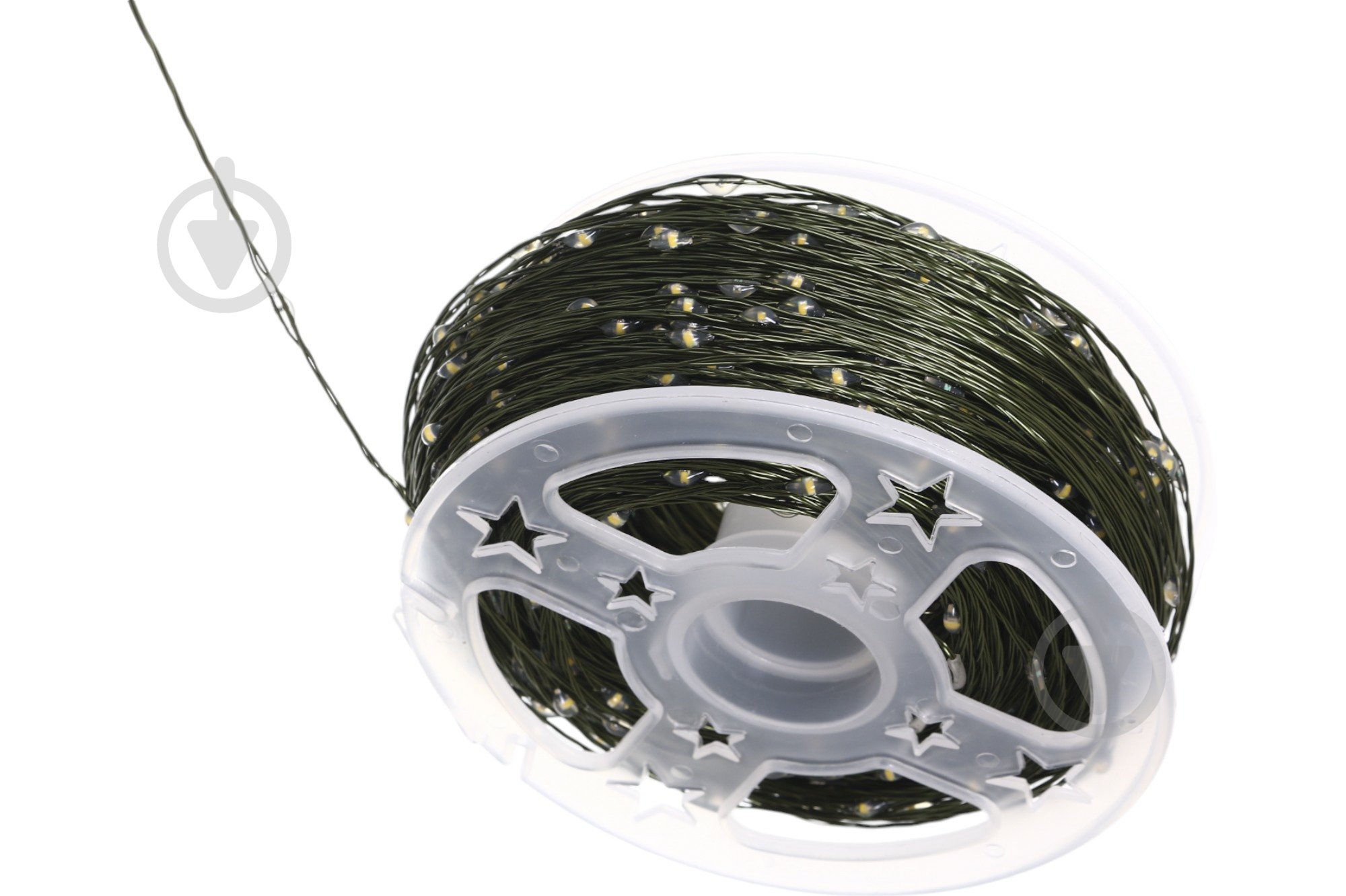 Гірлянда лінійна роса на котушці теплий білий 1000 ламп 100 м (EP2403) - фото 5