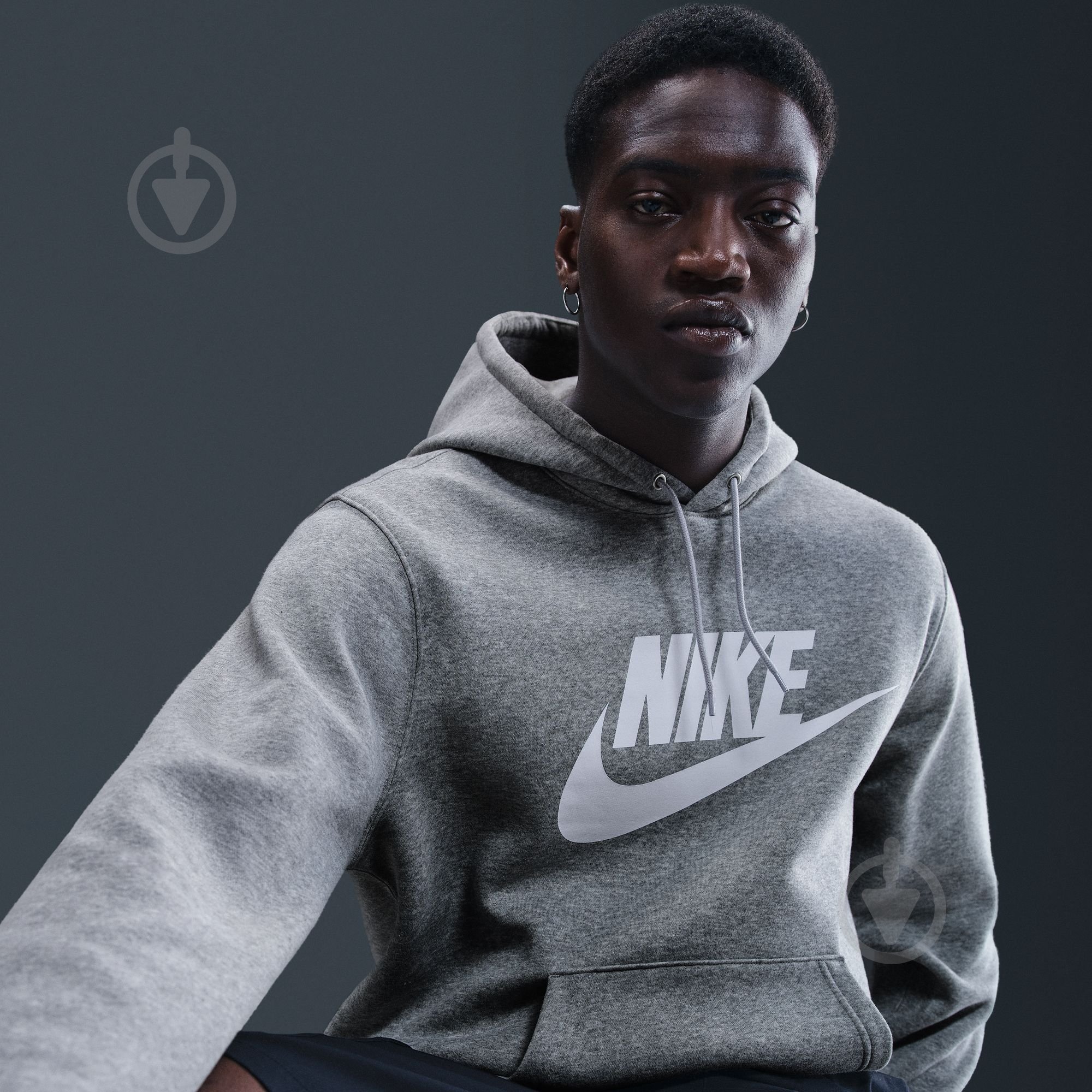 Джемпер Nike M NK CLUB BB PO GFX HOODIE FN3868-063 р.L серый - фото 11 Джемпер Nike M NK CLUB BB PO GFX HOODIE FN3868-063 р.L серый - фото 11