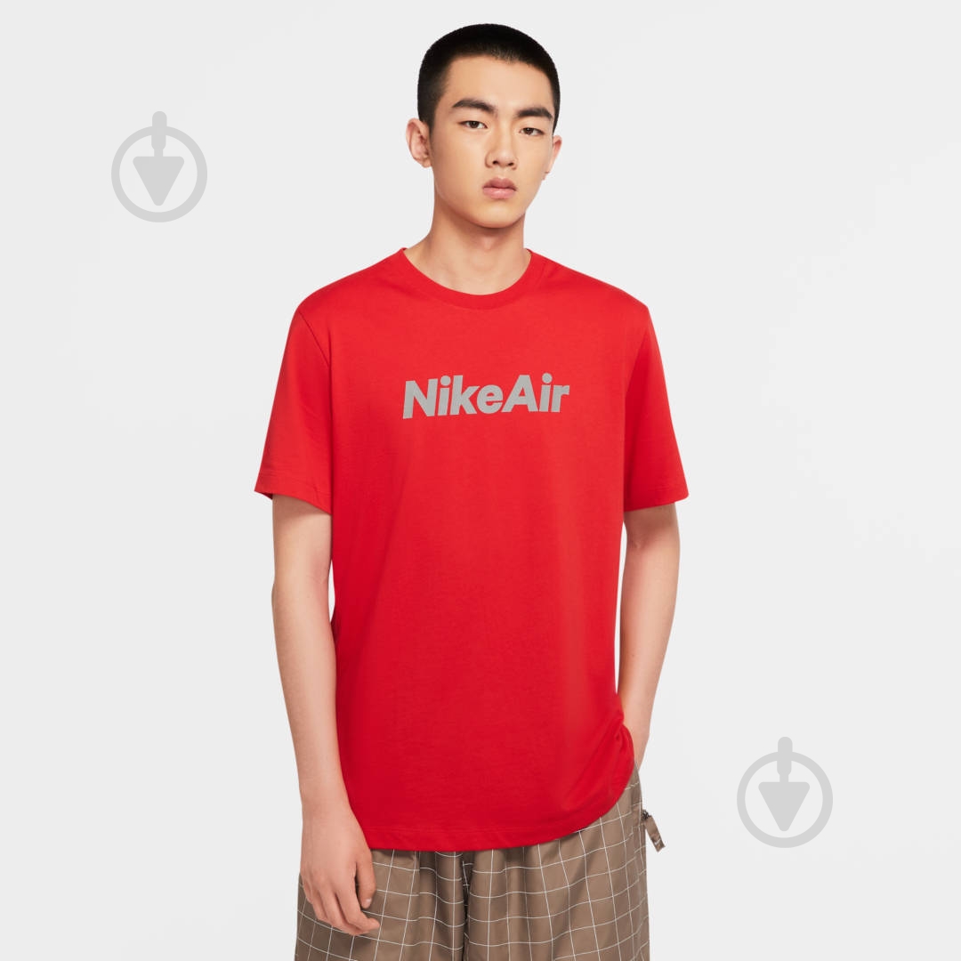 Футболка Nike M NSW SS TEE AIR HBR 1 CU7344-657 р.S красный - фото 4