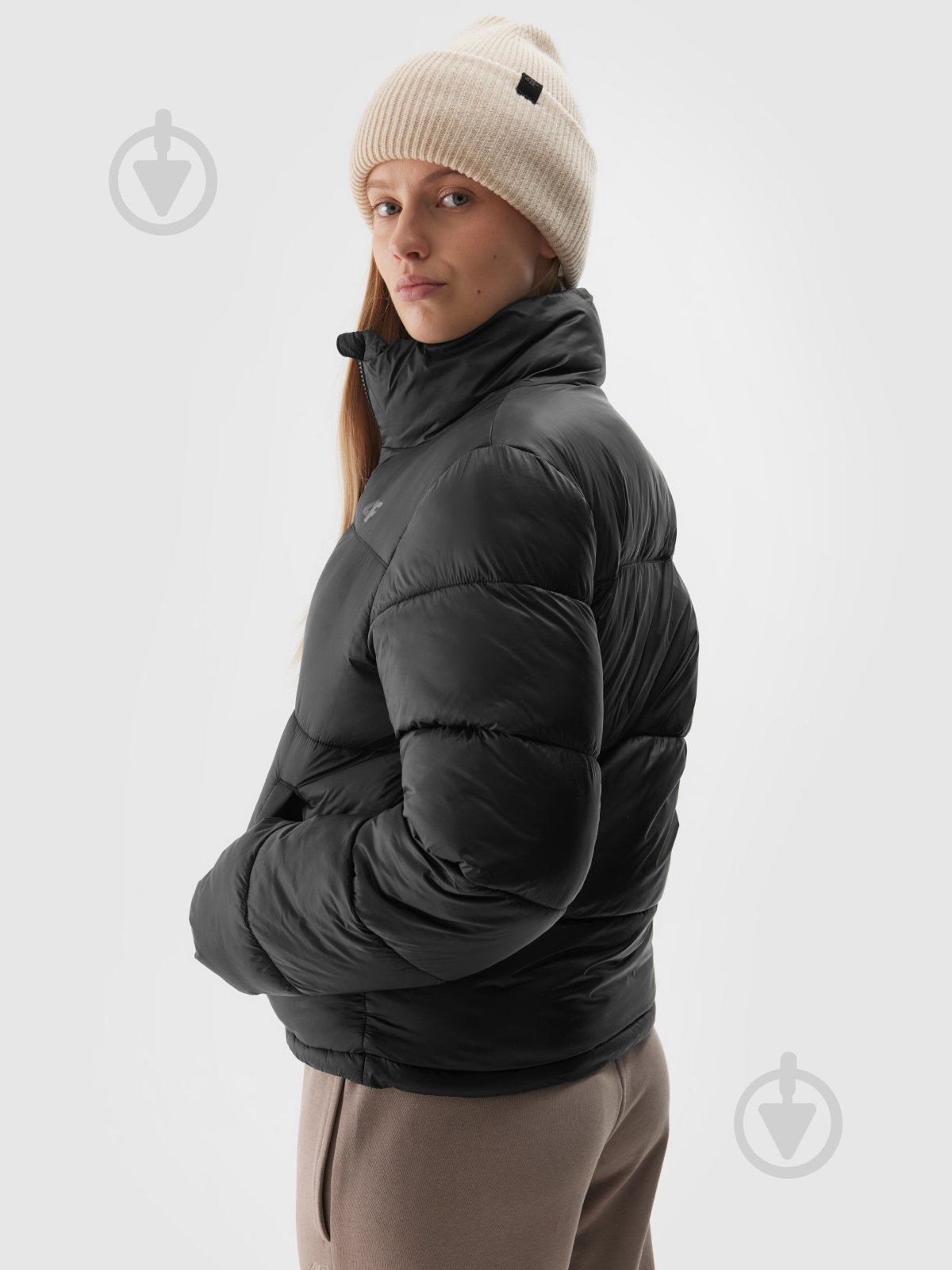 Пуховик жіночий зимовий 4F DOWN JACKET F469 4FWAW24TDJAF469-20S р.S чорний - фото 3