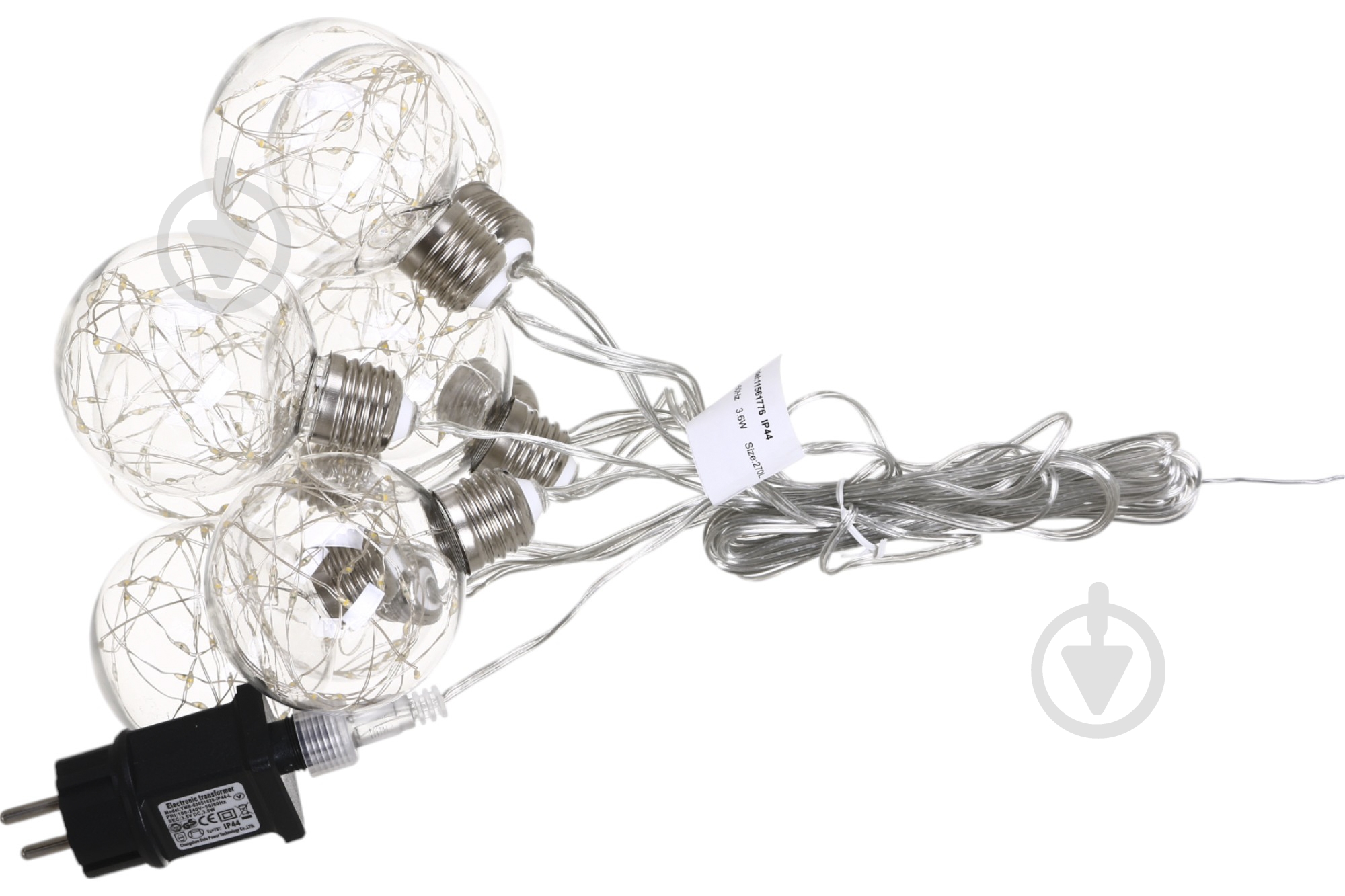 Електрогірлянда лінійна світлодіодна (LED) 9 ламп 8,6 м (QPD223402) - фото 3