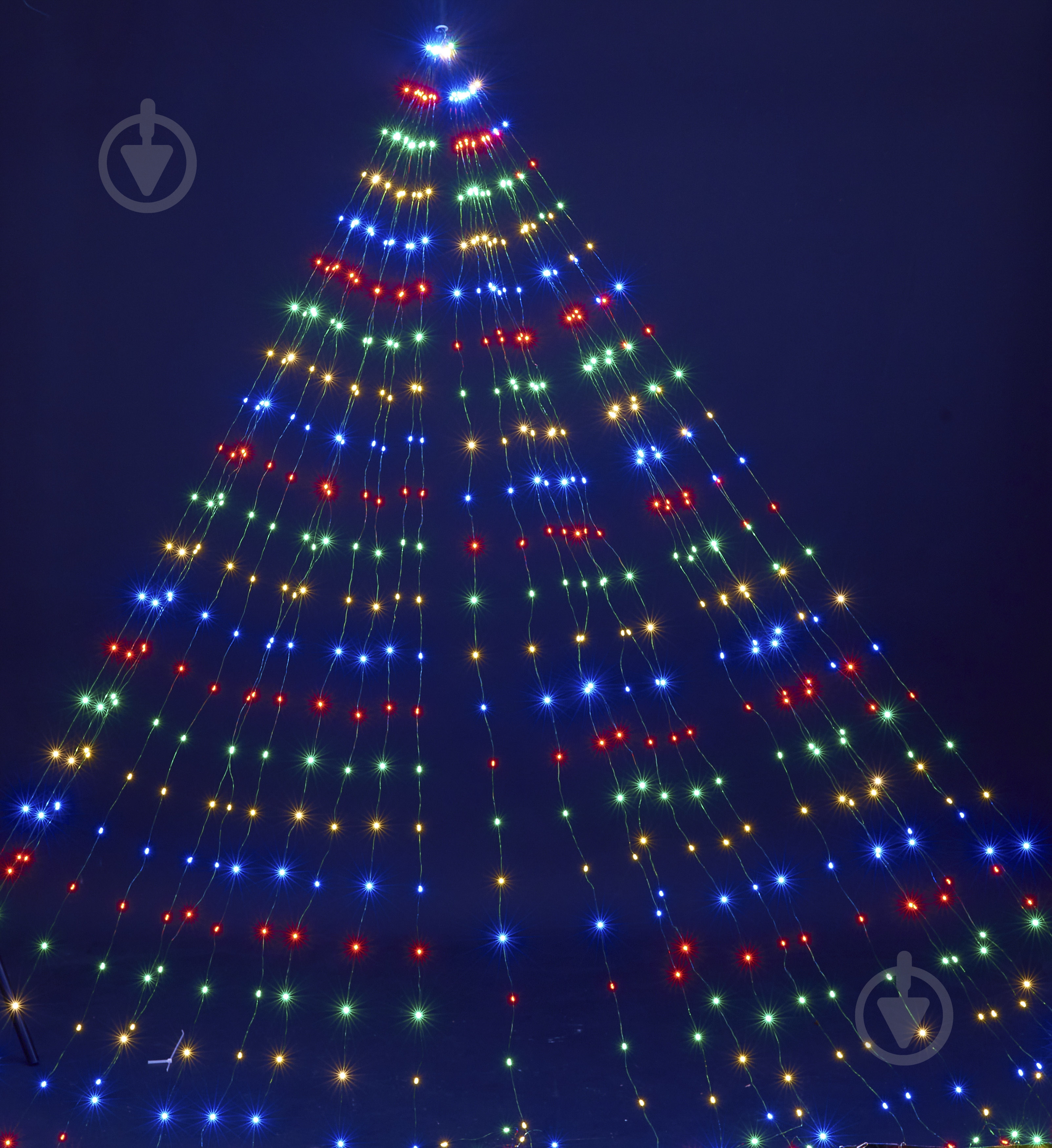 Електрогірлянда 28 гілочок світлодіодна (LED) 700 ламп 2,5 м (MILED-15-0025 (MULTI)) - фото 1